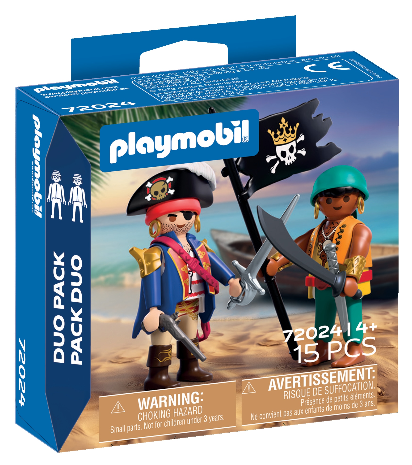 Playmobil® Konstruktions-Spielset »DuoPack Piraten (72024), Pirates«