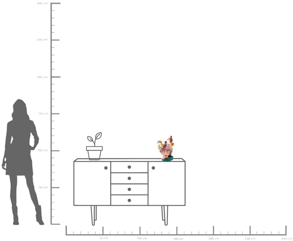 Kare Design Dekovase »Paradise Lady 35cm«
