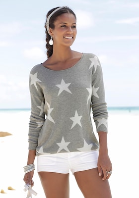 Pullover mit Sternen-Muster