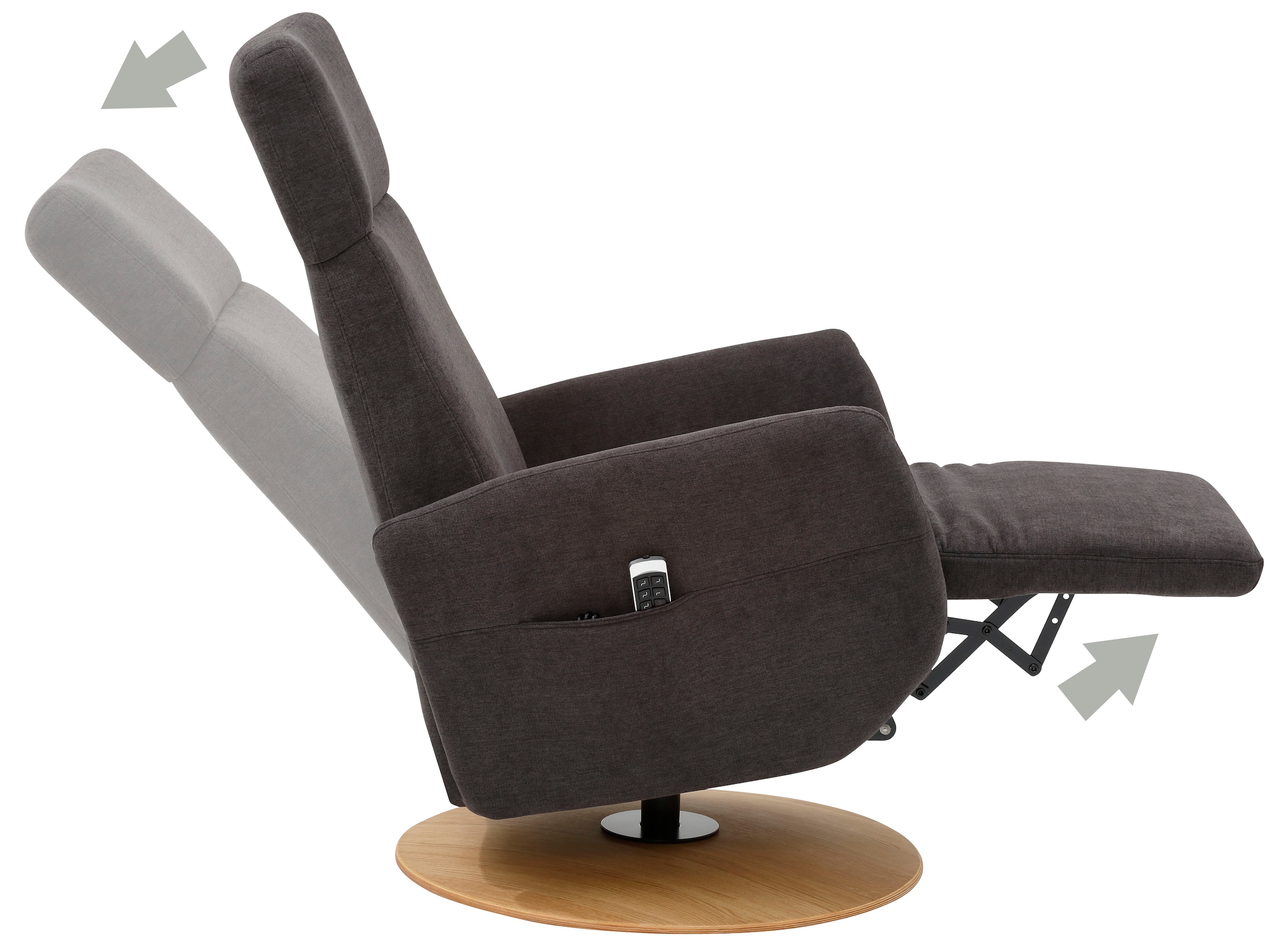 sit&more TV-Sessel »Kobra« wahlweise mit 2 Motoren, 2 Motoren und Akku oder mit 2 Motoren