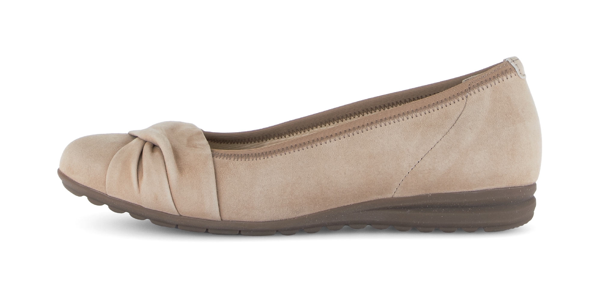 Gabor Ballerina »FLORENZ«  Businessschuh, Slipper, Schlupfschuh mit Zierriegel, Weite G (=weit)