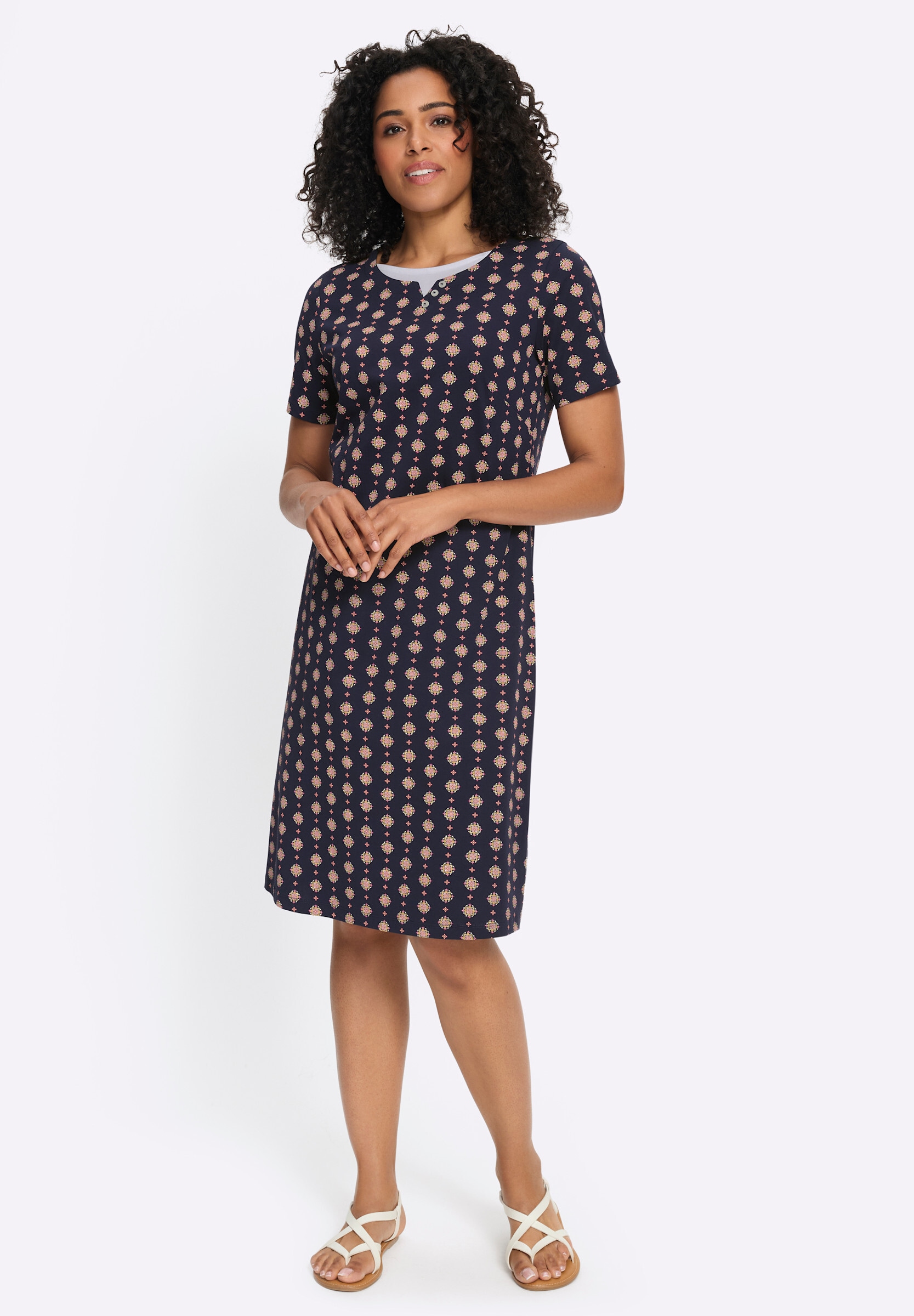 Sieh an! Shirtkleid »Jersey-Kleid Jerseykleid« Ohne Taschen
