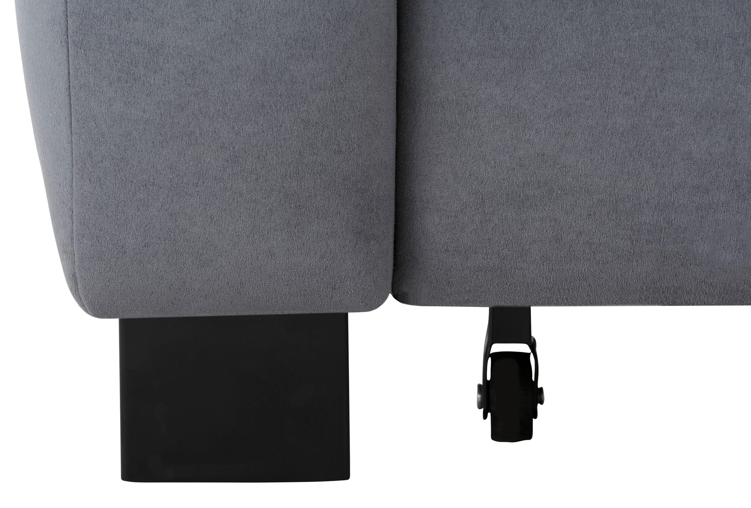 Home affaire Ecksofa »Boccaccio L-Form« mit Federkern, incl. Kopfteilverstellung, wahlweise Bettfunktion