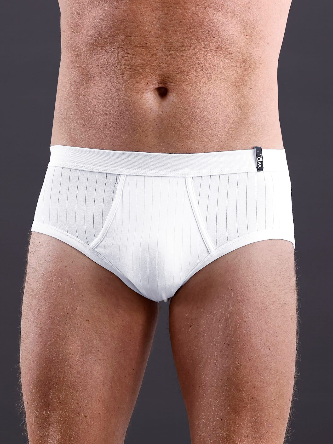 HerrenSlip3Stk.tlg. in weiß, Gr�öße 6