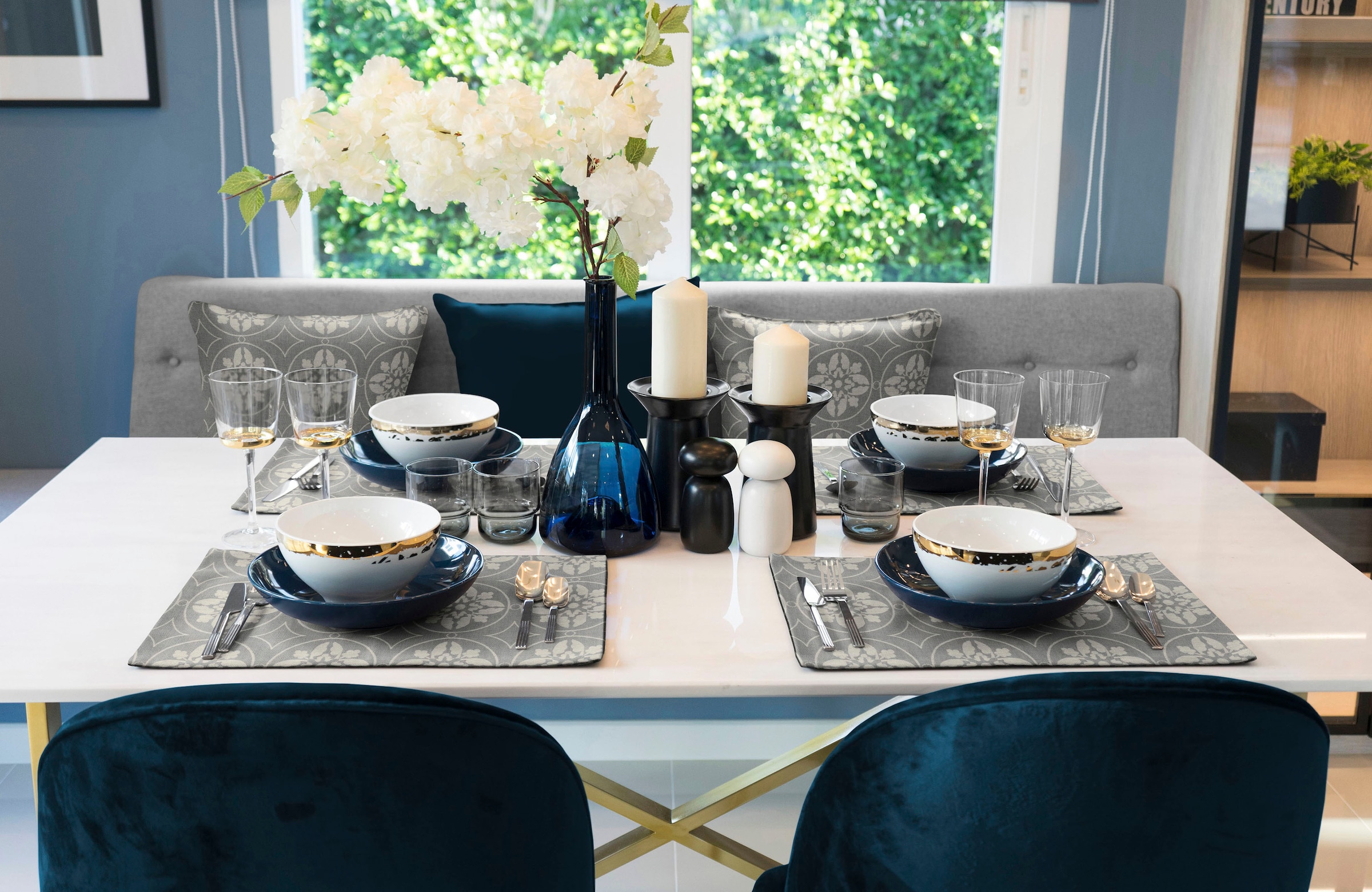 Adam Platzset »Romantic Puligny Light« GOTS organic,zertifiziert durch CERES 0242,Made in Germany