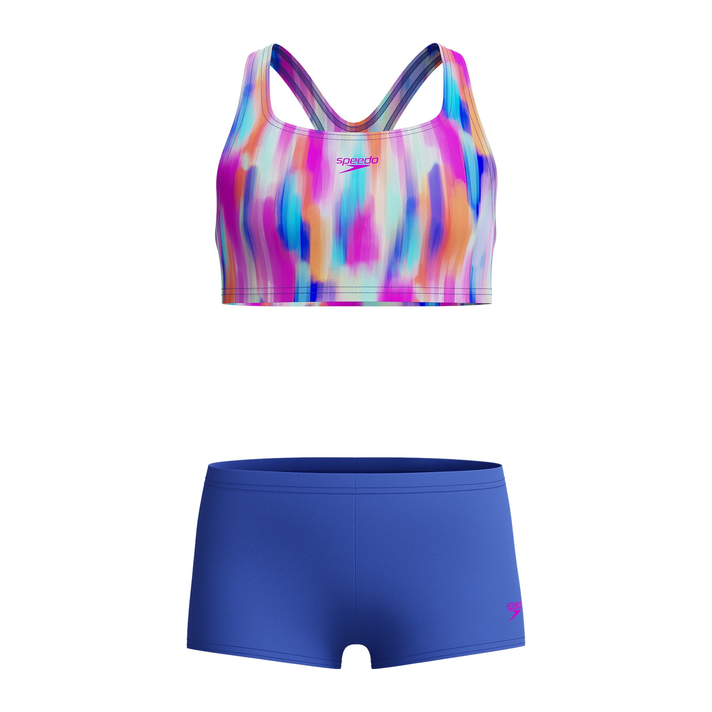 Speedo Bustier-Bikini in blau, Größe N-Gr