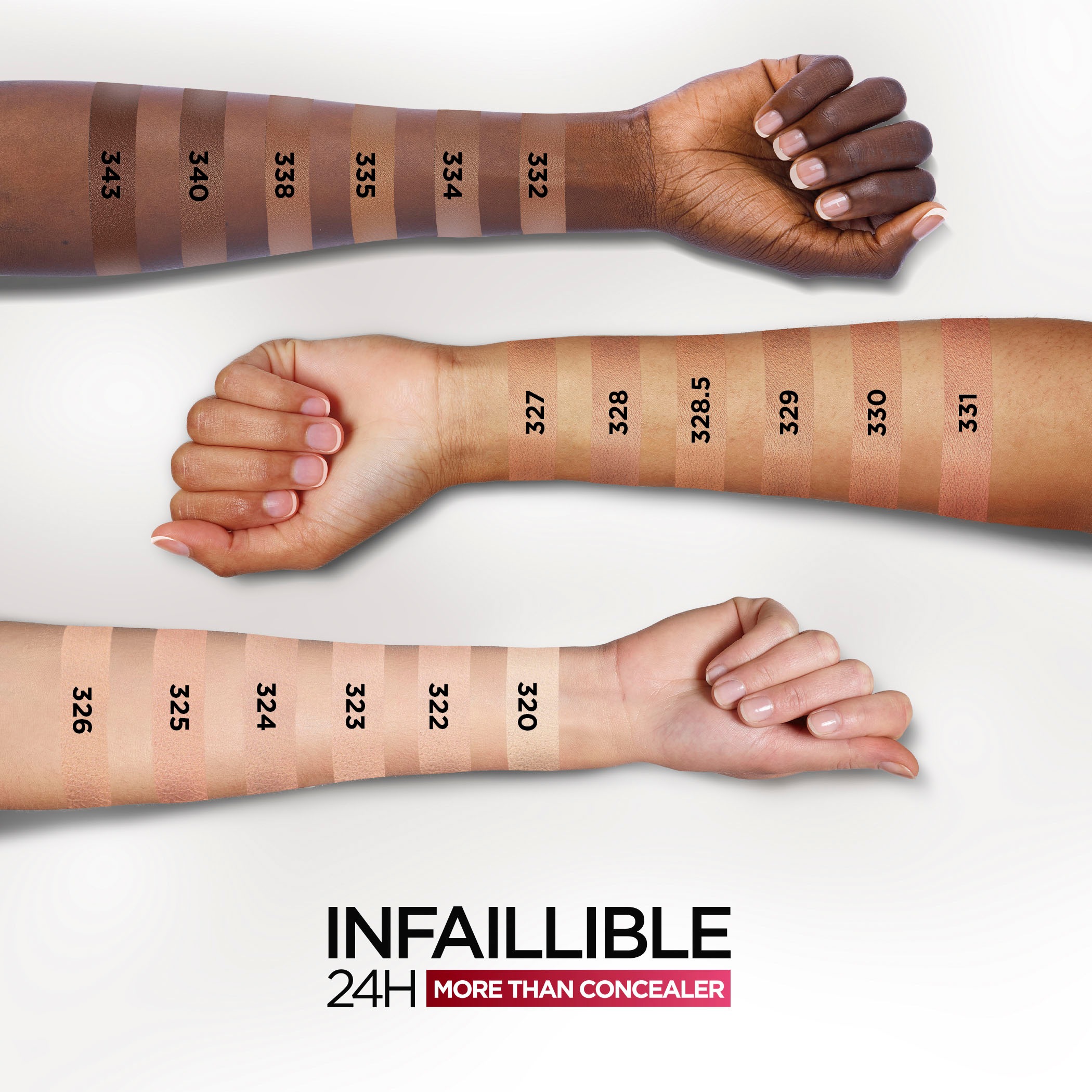 L'ORÉAL PARIS Concealer »Infaillible More Than Concealer«, mit hoher Deckkraft