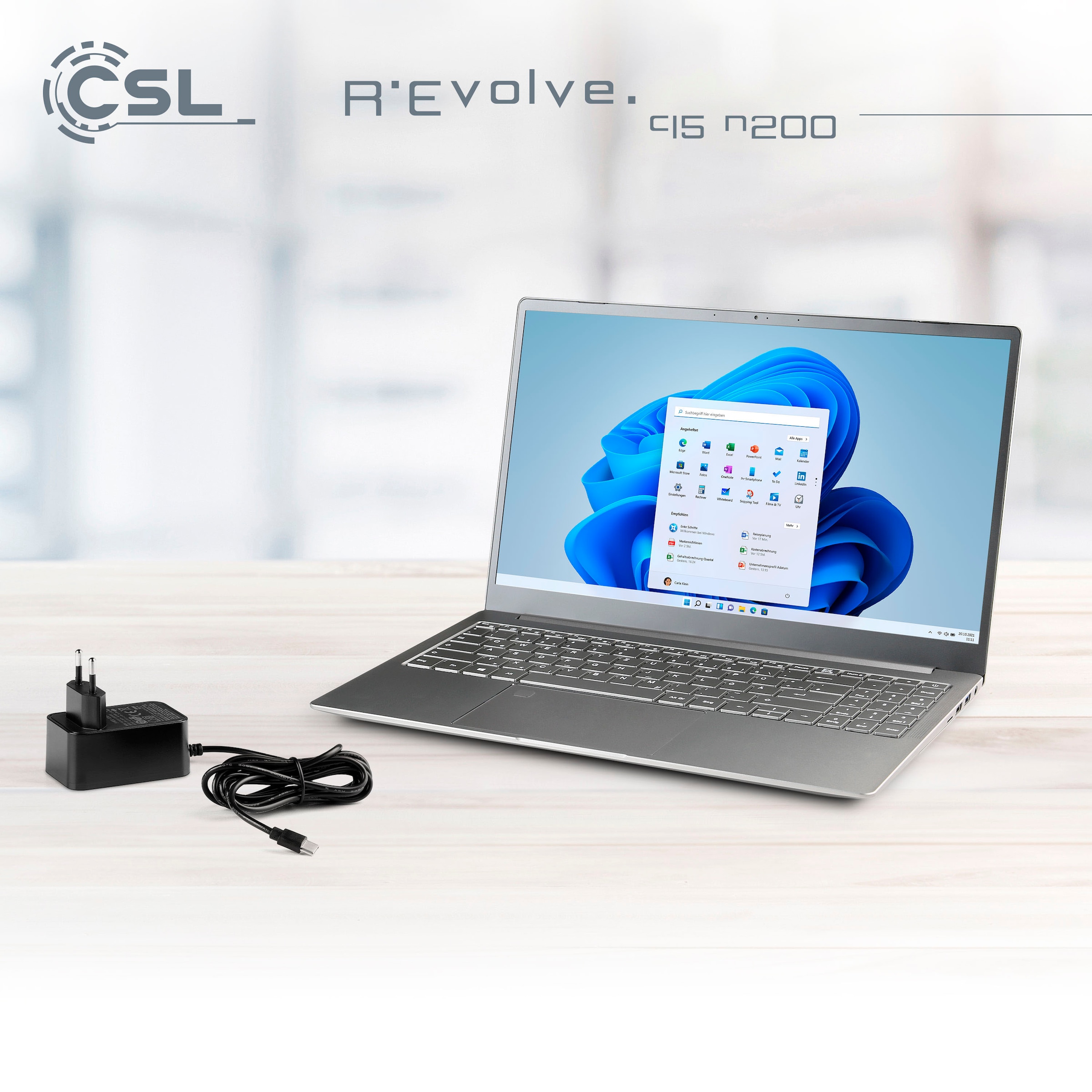 CSL Notebook »R'Evolve C15 v3«, 39,6 cm, / 15,6 Zoll, 500 GB SSD