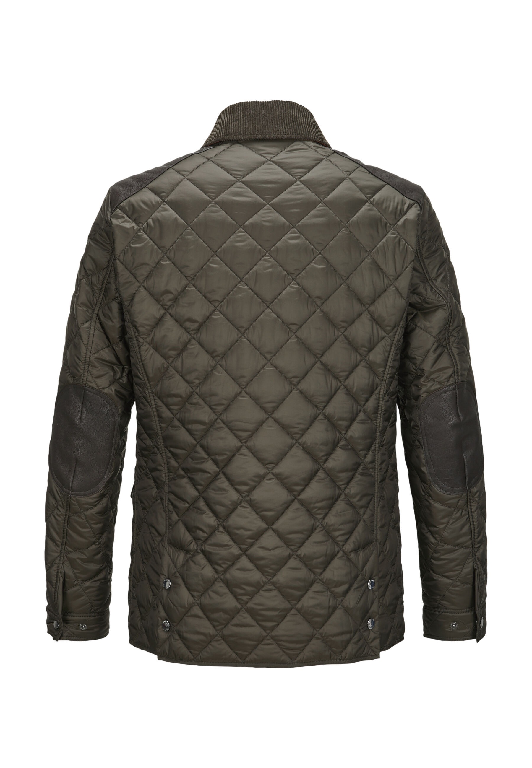 Milestone Steppjacke »MSSantos« ohne Kapuze Ledereinsätze an Schultern und Ellbogen