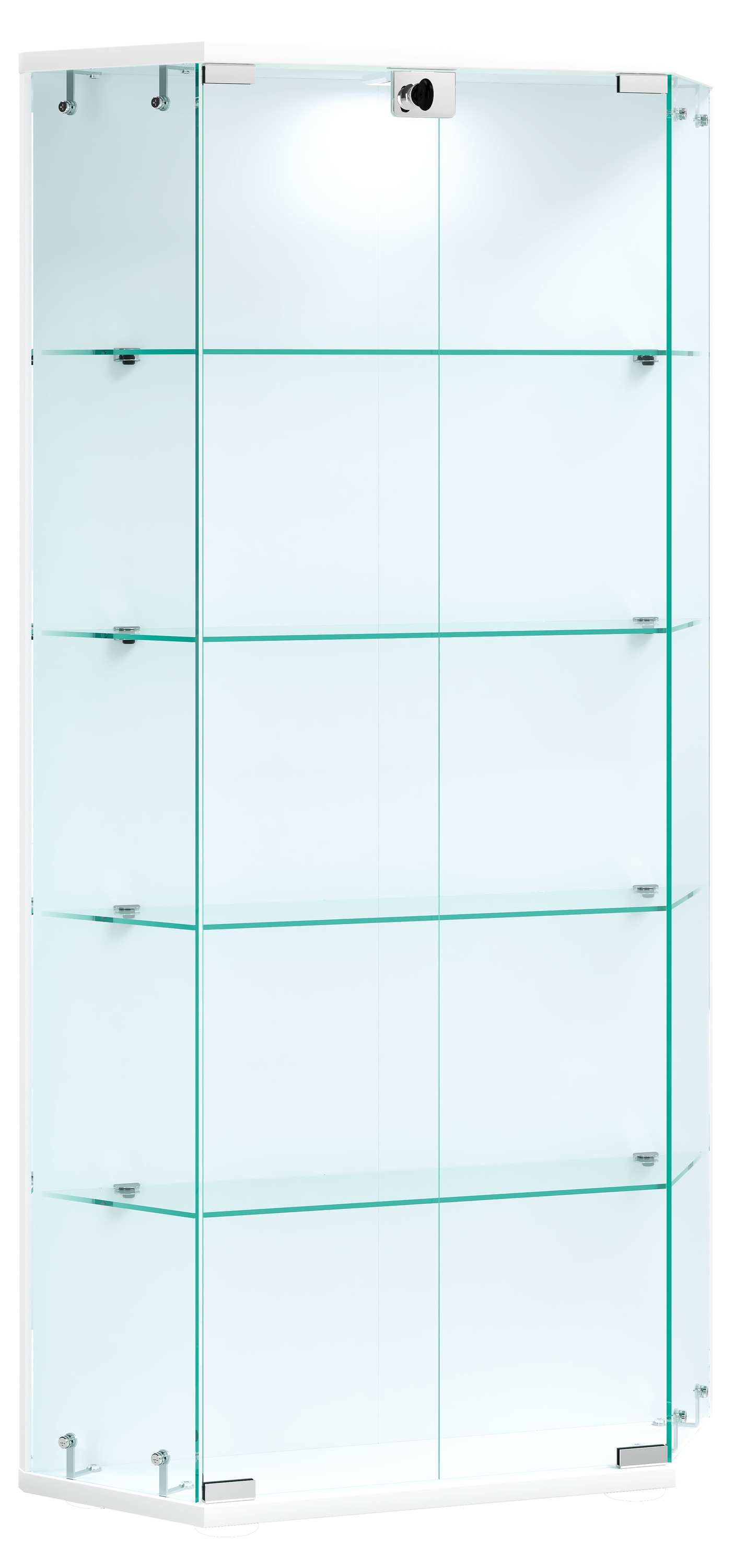 VCM Wandregal »Wandvitrine Hängevitrine Glasvitrine Benila L« 1 Stk. tlg.