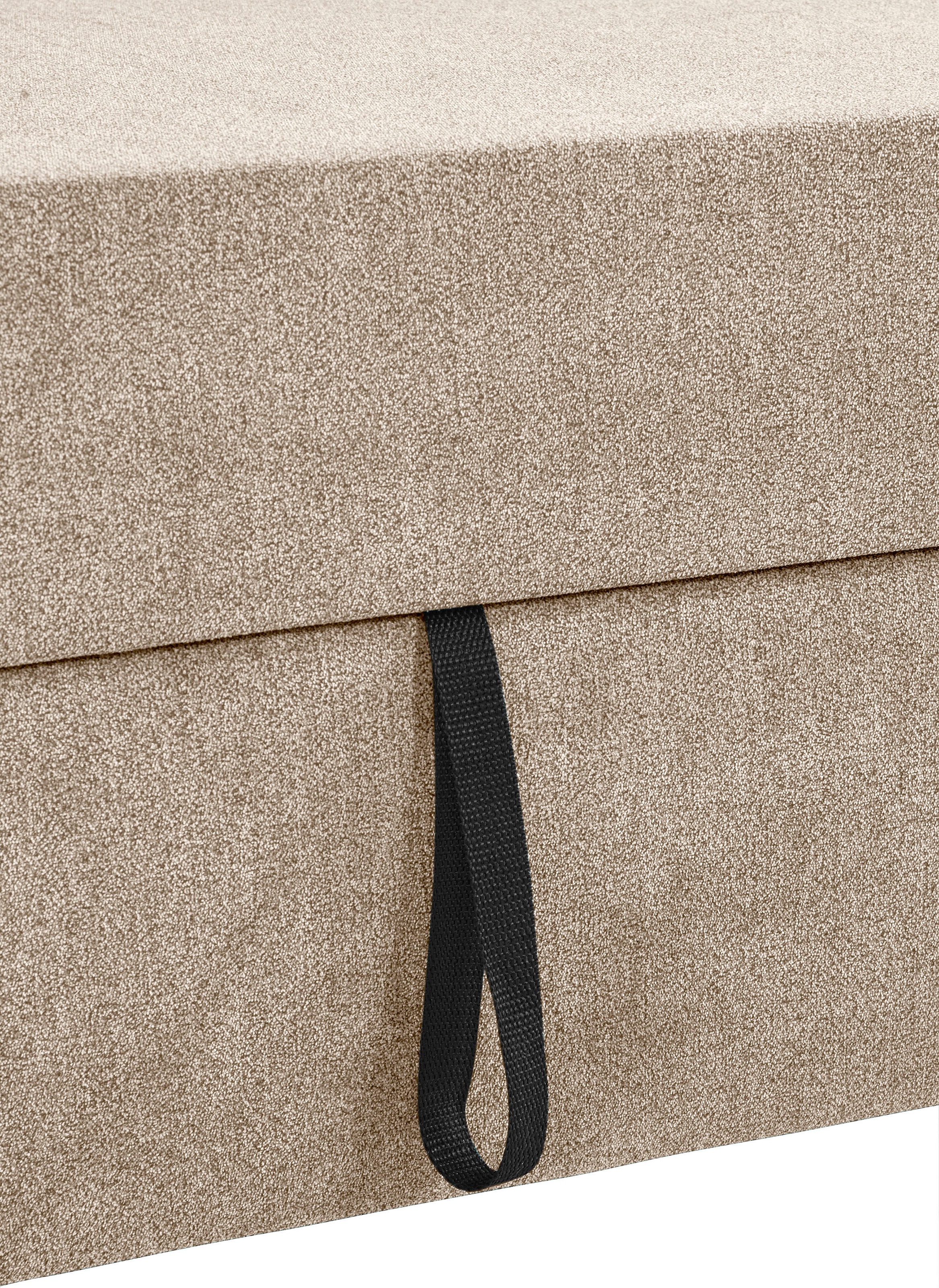 DOMO collection Ecksofa »Sarafina zeitlos und komfortabel, optional mit Federkern, L-Form«, wahlweise mit Bettfunktion