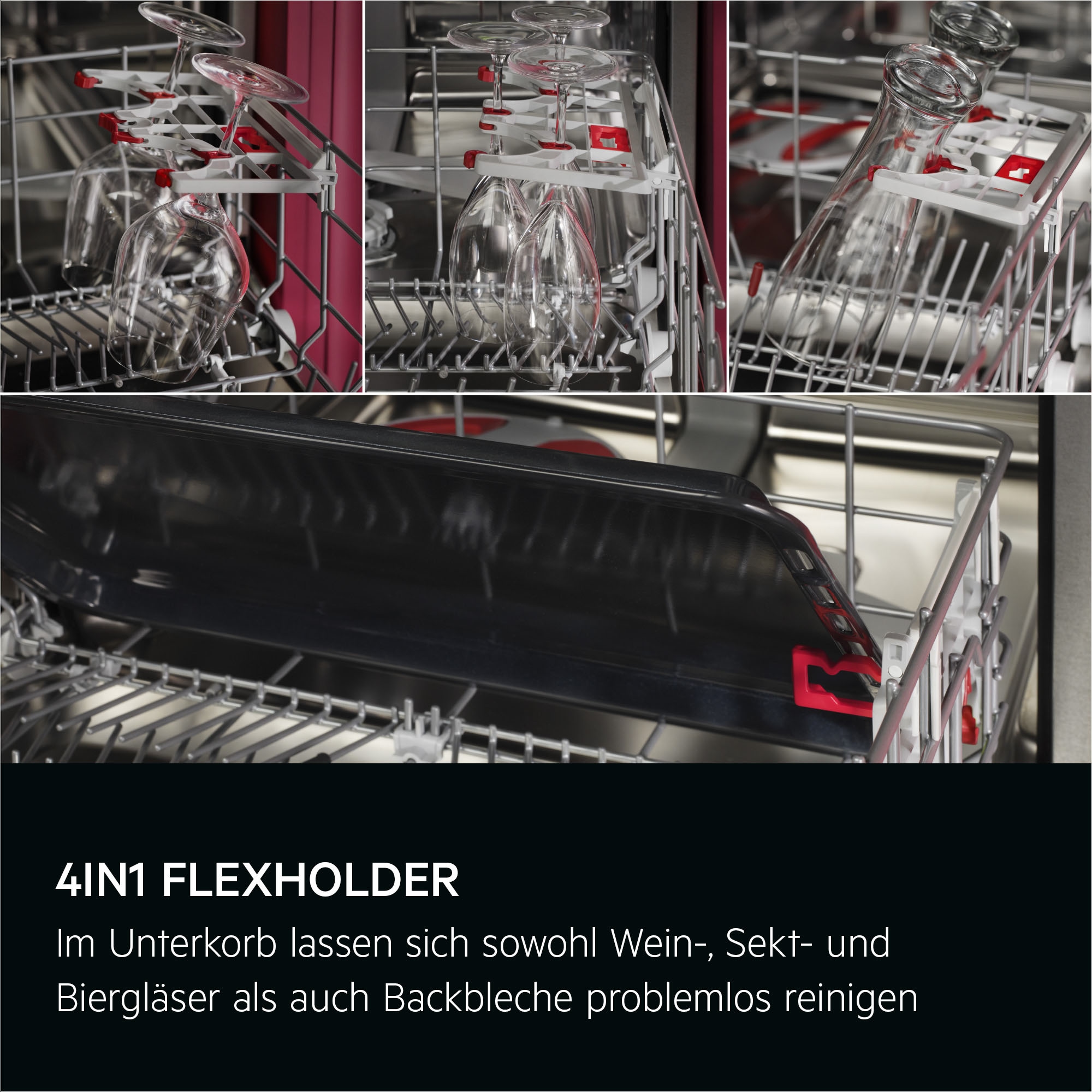 AEG Unterbaugeschirrspüler 9000 »GU9200X2SCM« Smarte Spülmaschine, kraftvoll gegen Eingebranntes, leise nur 38 dB
