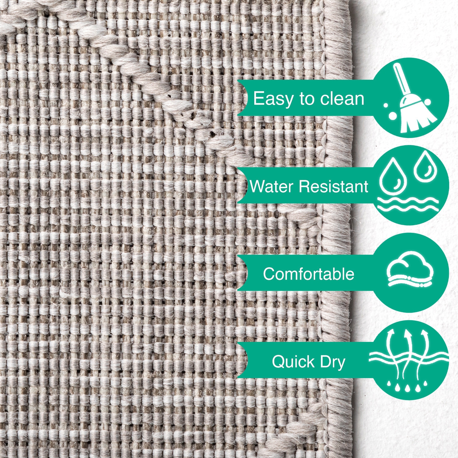 Ayyildiz Teppiche Outdoorteppich »ZAGORA 4512«, rechteckig, 5 mm Höhe, Läufer, Pflegeleicht / Strapazierfähig / In- und Outdoor geeignet
