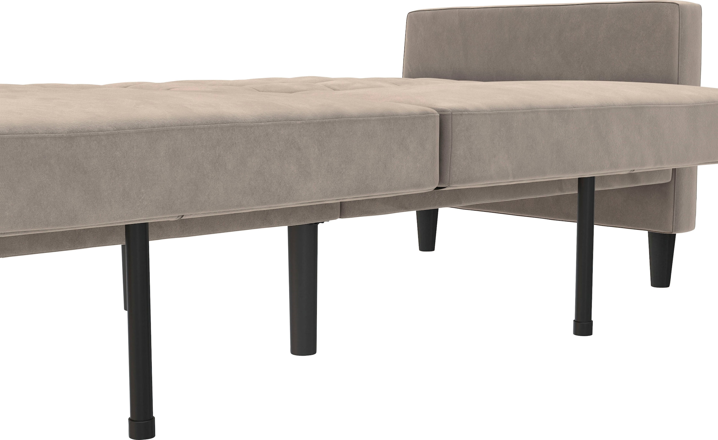 Dorel Home 3-Sitzer »Presley«, Sofa mit Bett-Funktion und verstellbarer Rückenlehne