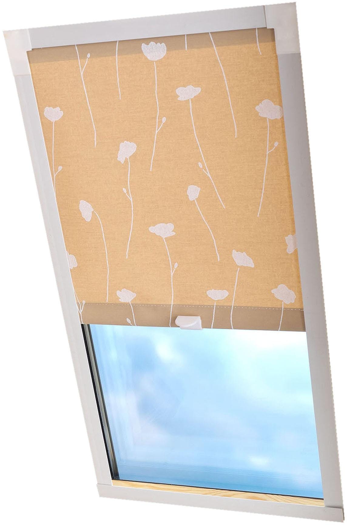 Liedeco Dachfensterrollo »Dekor«, Lichtschutz, in Führungsschienen,  Dachfensterrollo Dekor online bestellen bei OTTO
