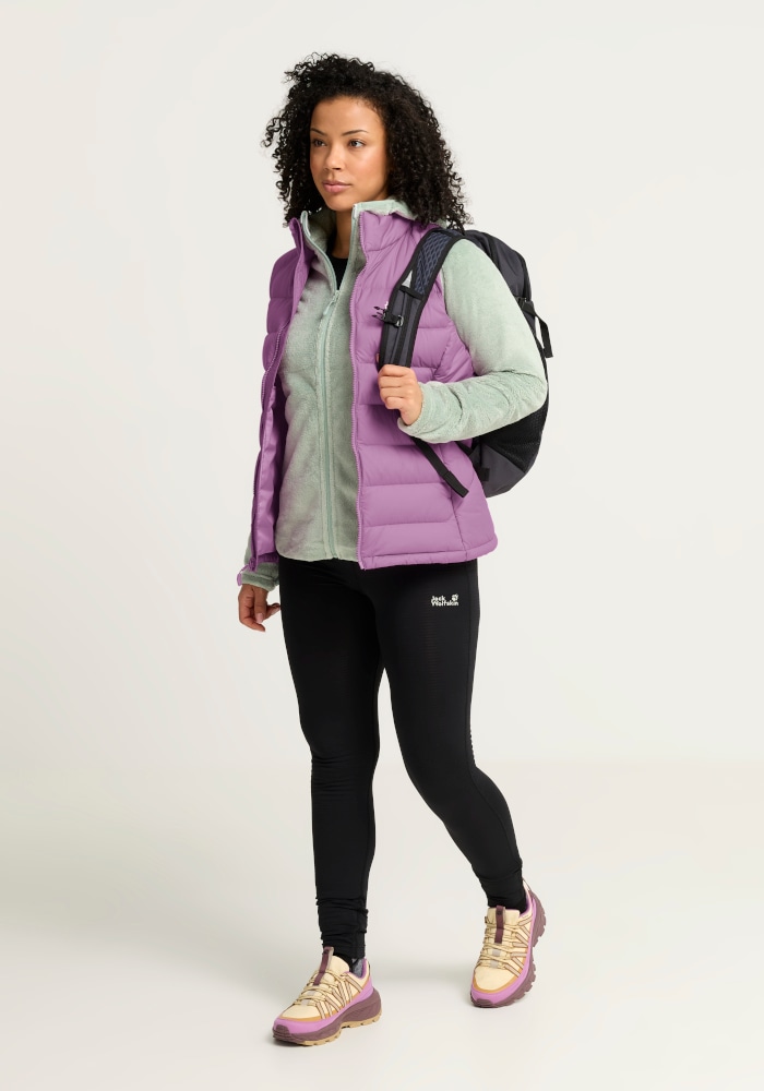 Jack Wolfskin Daunenweste »WILD PASS DOWN VEST W RDS« Daunenweste, warm, wind- und wasserabweisend