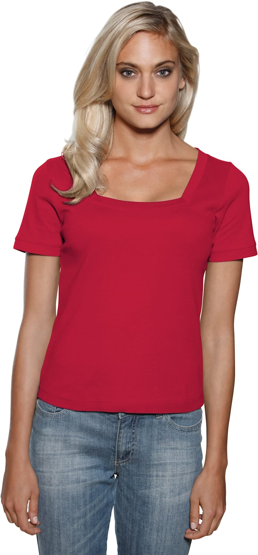 heine Kurzarmshirt »Carré-Shirt«, (1 tlg.)