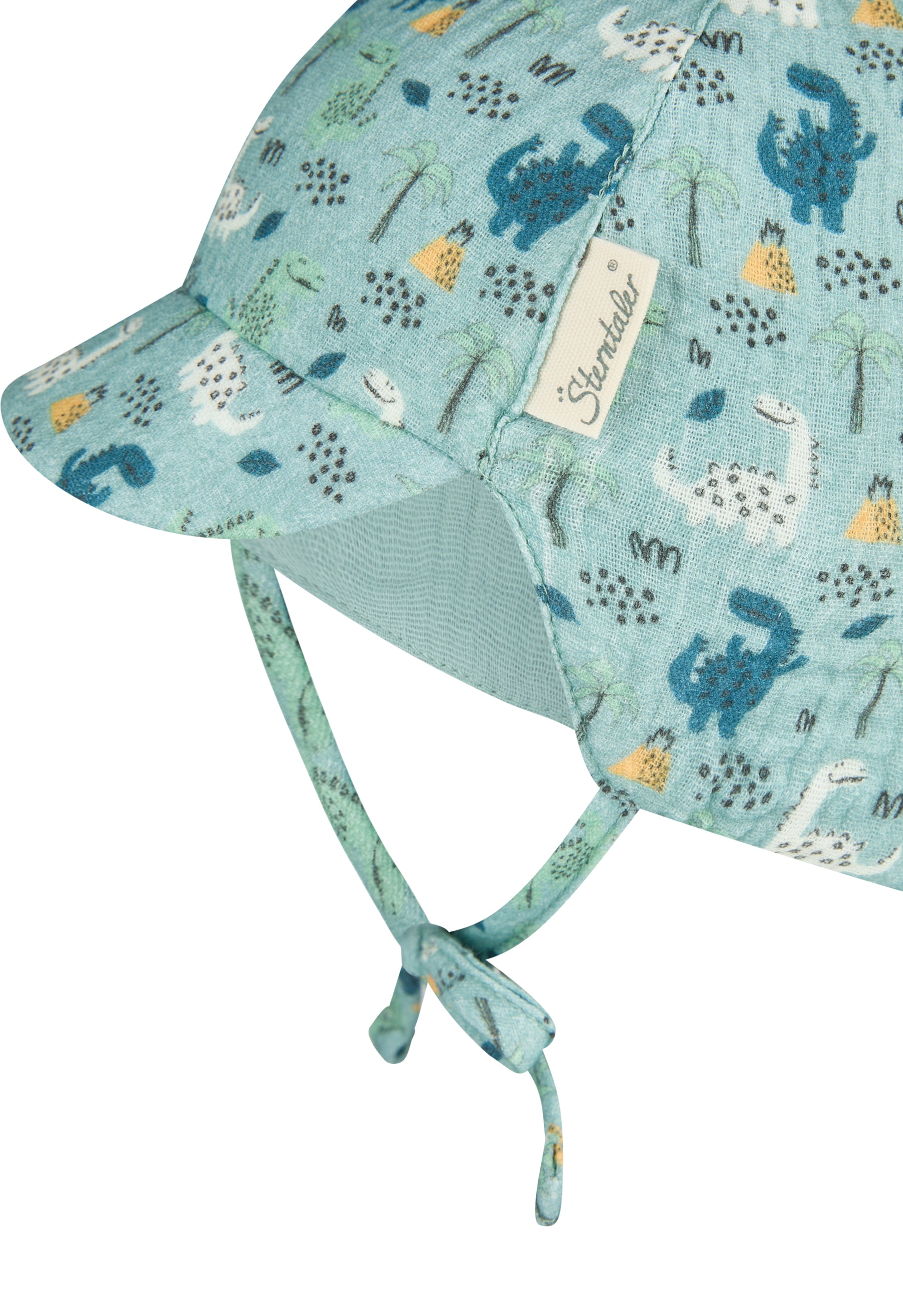 Sterntaler® Sonnenhut »Schirmmütze mit Nackenschutz Dinos«