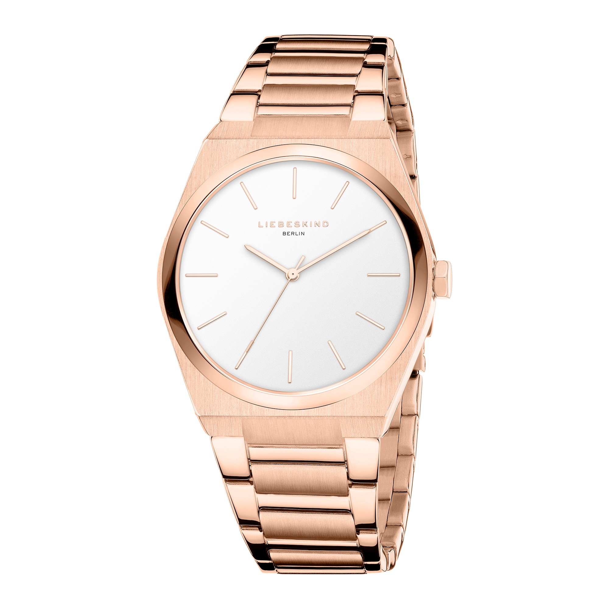 Liebeskind Berlin Quarzuhr »Minimalist 48 mm« Armbanduhr, Damenuhr, Herrenuhr, Edelstahlarmband, analog