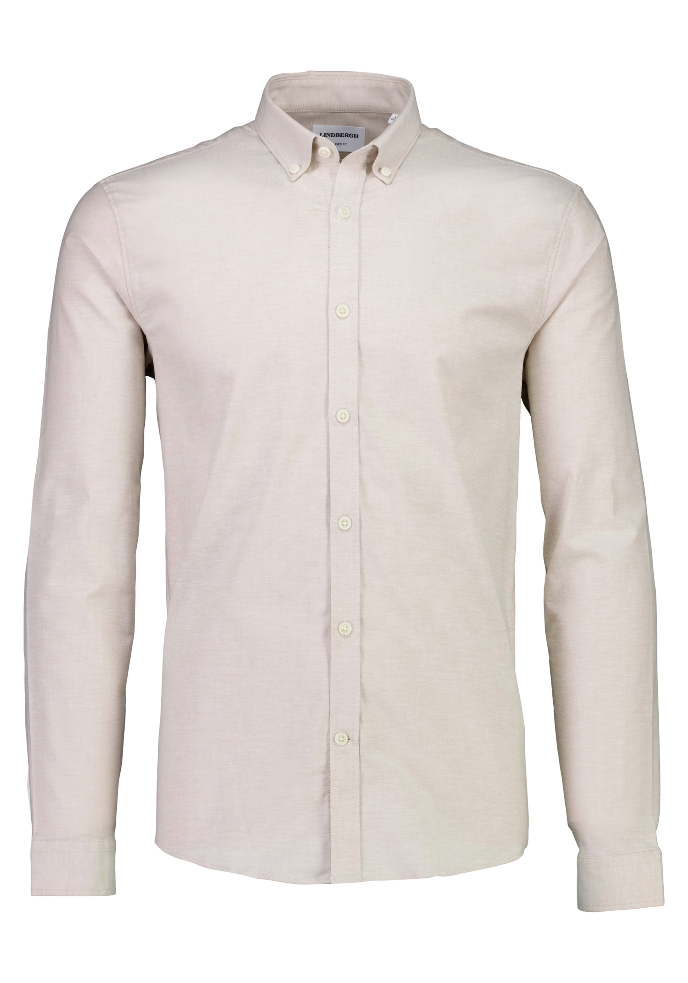 LINDBERGH Langarmhemd mit Button-Down-Kragen