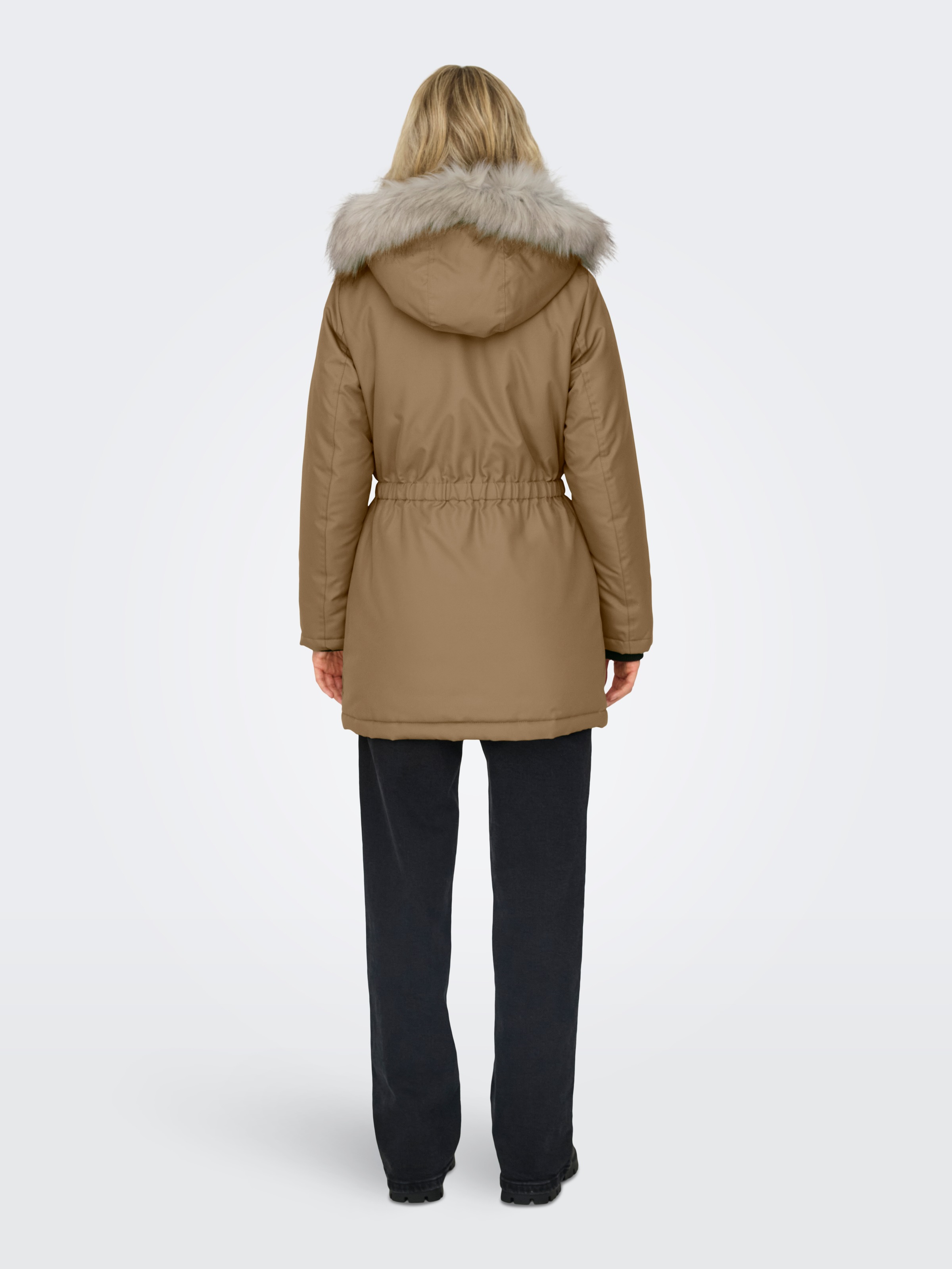 ONLY Parka »ONLIRIS FUR WINTER PARKA LIFE CC OTW« mit Kapuze Kunstfaser,