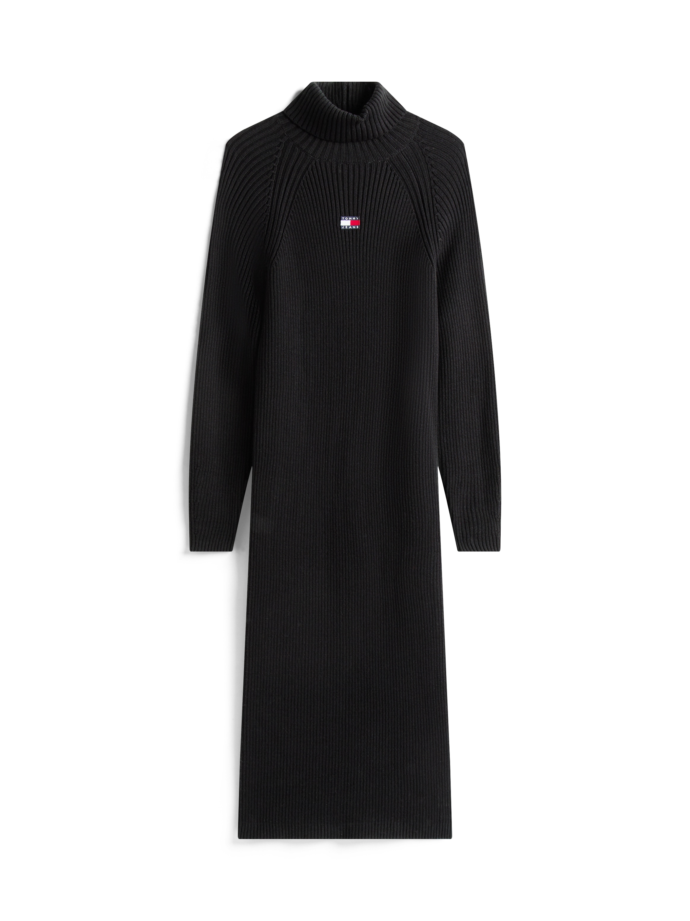 Tommy Jeans Strickkleid »TJW MOCKNECK BADGE SWEATER DRESS«