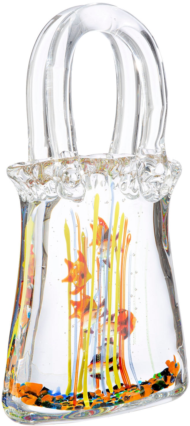 Casablanca by Gilde Dekoobjekt »Dekoobjekt Handtasche Aquarium klar H. 30 cm«