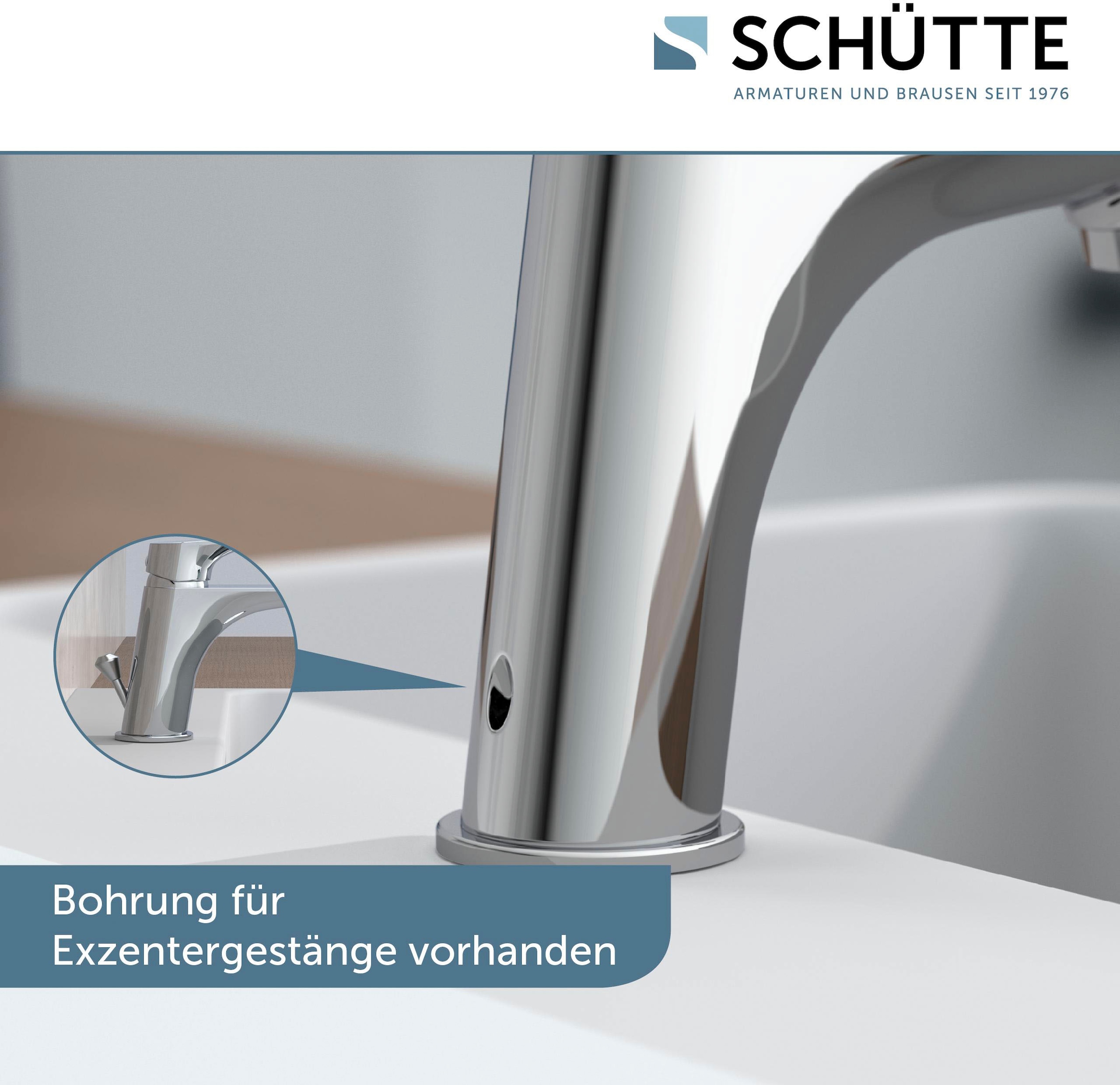 Schütte Waschtischarmatur »BOSTON« wassersparende Eco-Click-Funktion, inkl. Pop-Up