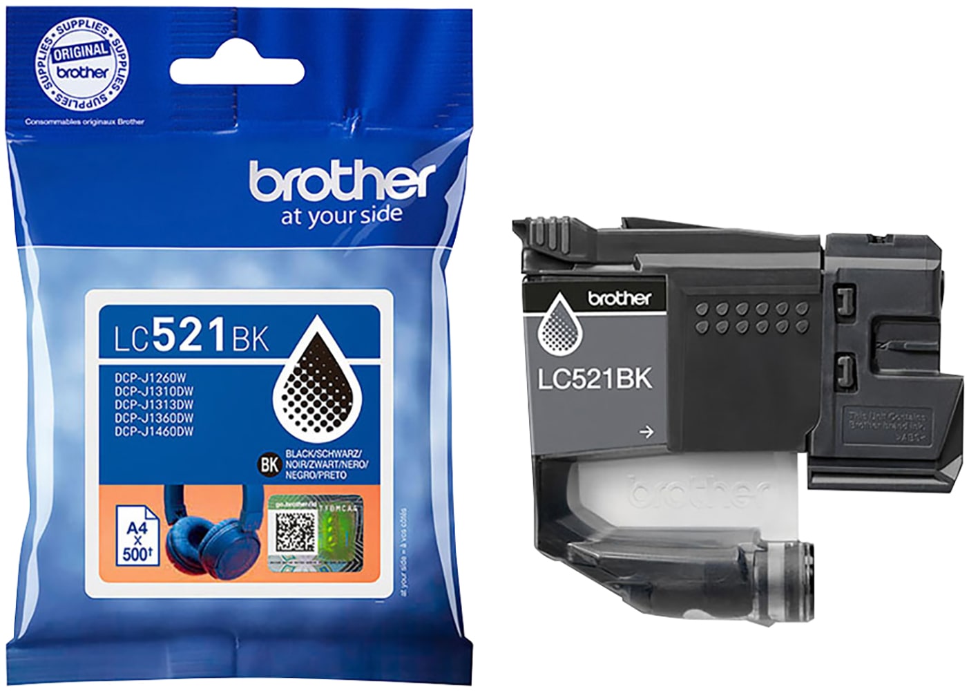 Brother Tintenpatrone »LC521BK«