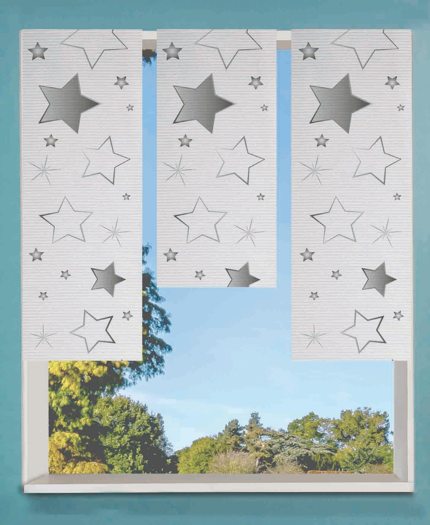 HOME WOHNIDEEN Vorhang »STARS«, (3 St.), Fensterset Bambus-Optik bei OTTO