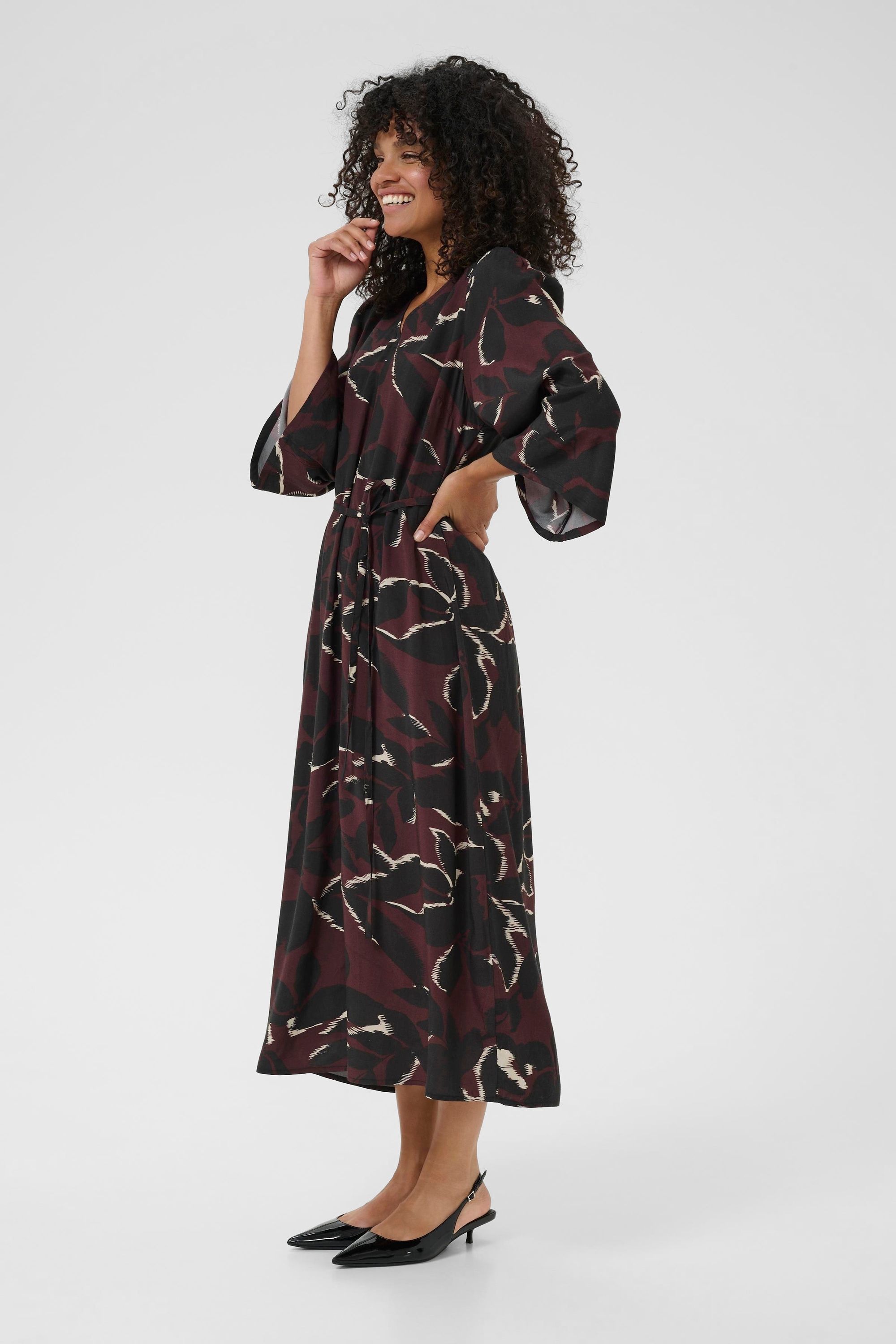 KAFFE Midikleid »Kleid KAmille«