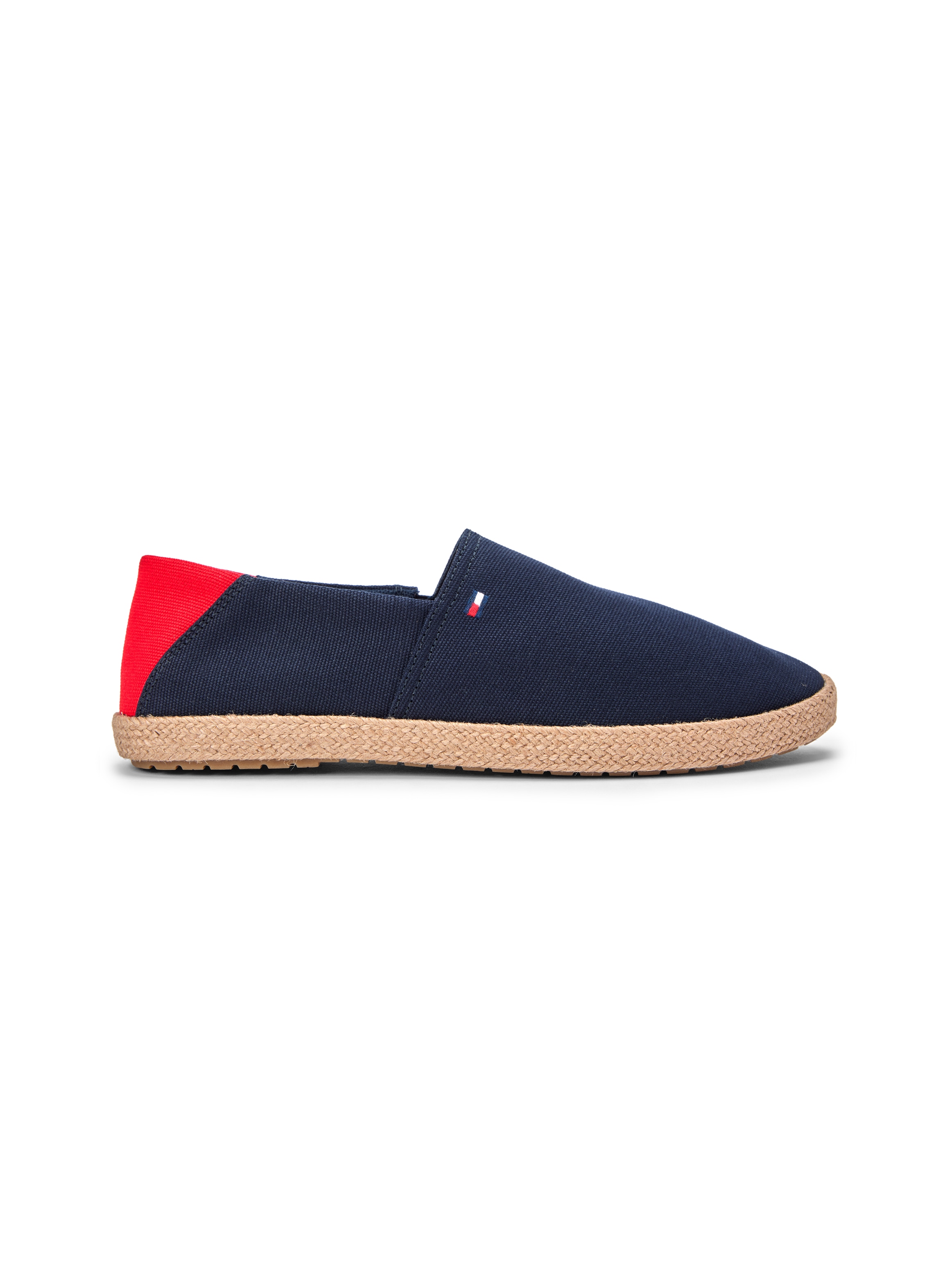 Tommy Hilfiger Espadrille »CORE HILFIGER ESPADRILLE TEXTILE«  Slipper, Schlupfschuh, Flats mit typischem Jutebezug
