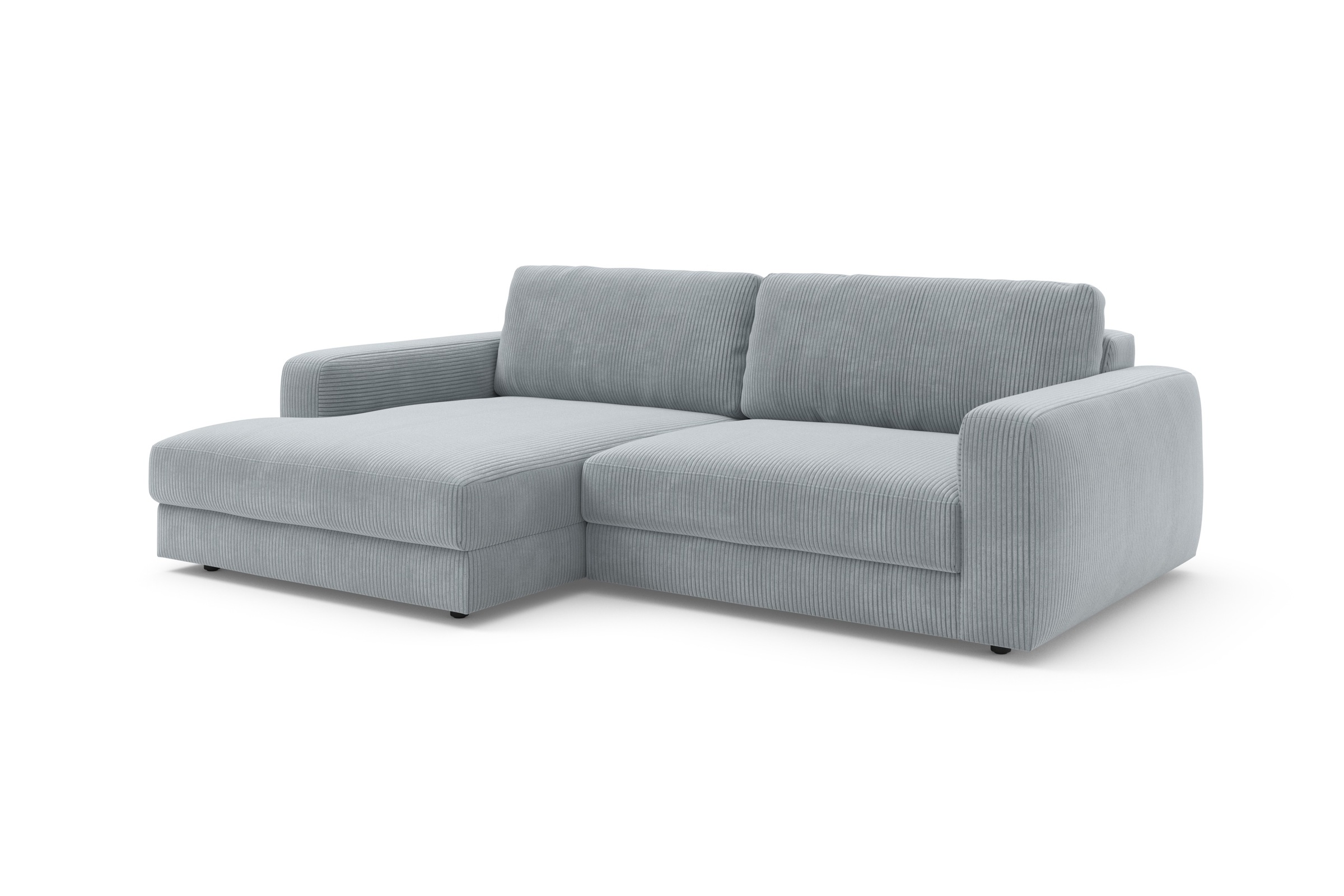 TRENDMANUFAKTUR Ecksofa »Bourbon, Designsofa mit tollem Sitzkomfort, L-Form,«, extra tiefe Sitzfläche, wahlweise mit Sitztiefenverstellung