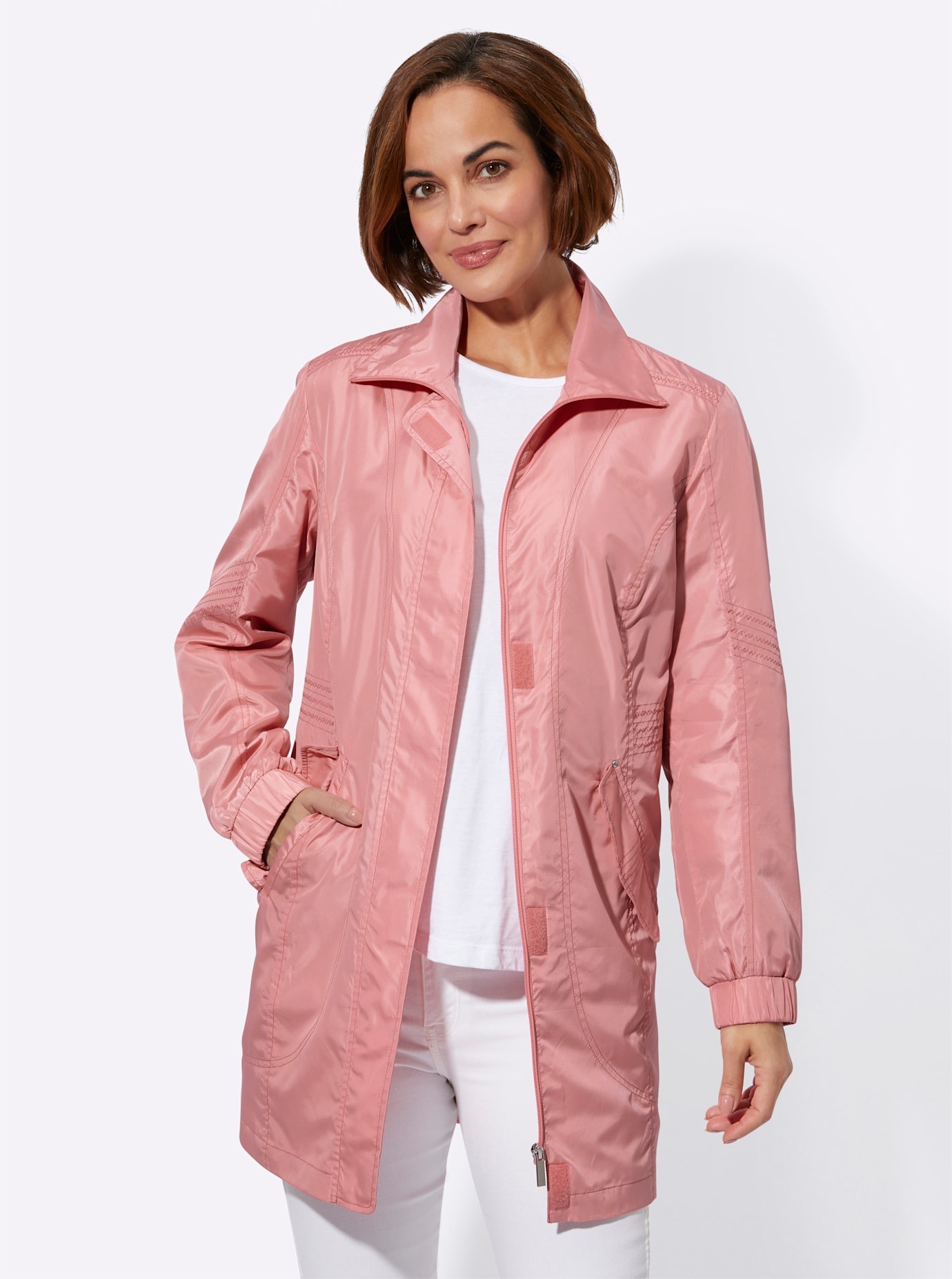 Classic Basics Langjacke, ohne Kapuze