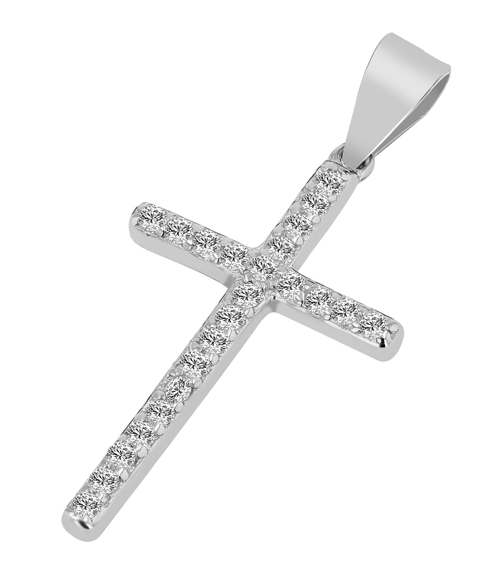 Adelia´s Kettenanhänger »Damen Anhänger ¿ Kreuzanhänger aus 925 Silber mit Zirkonia«