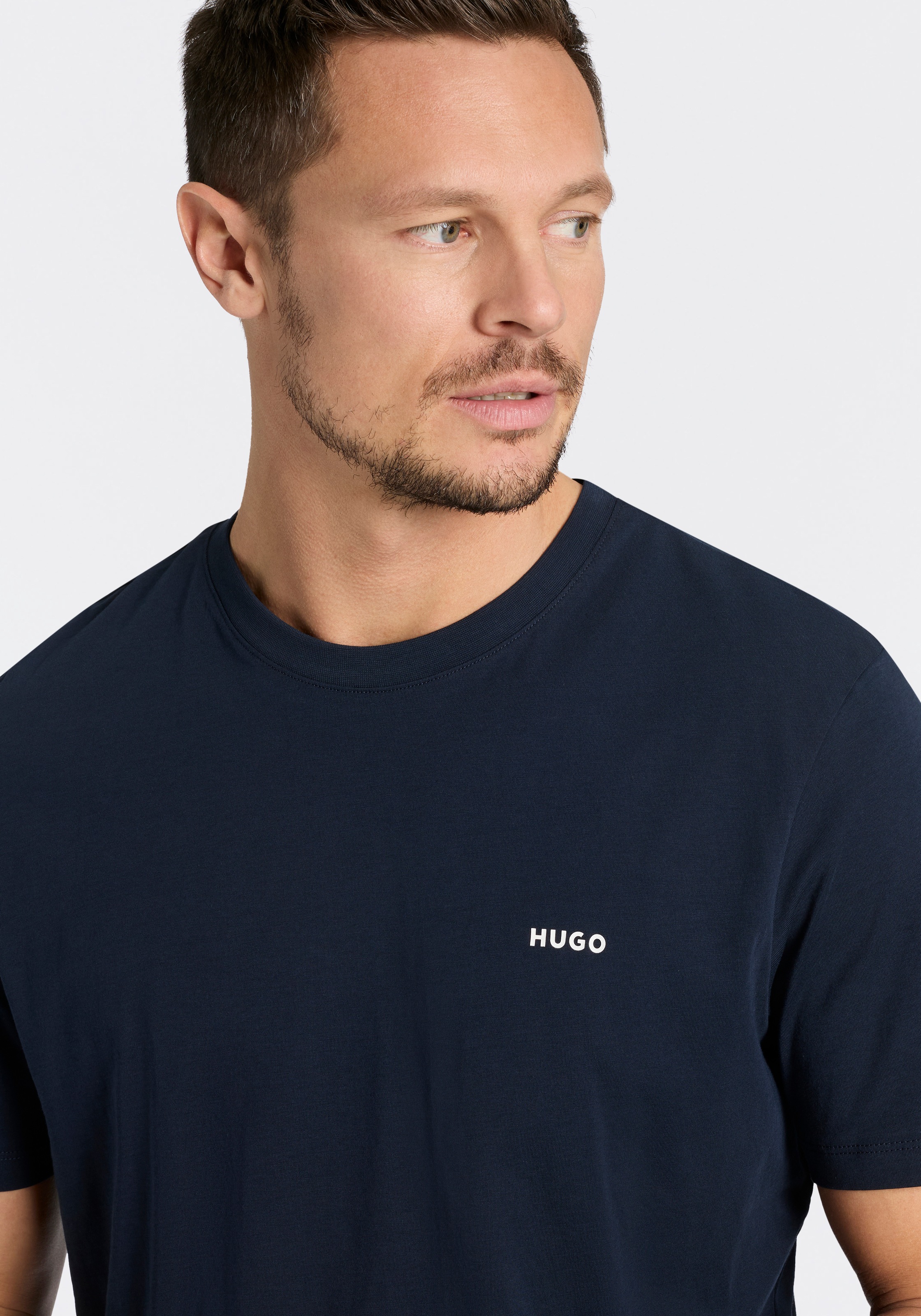HUGO T-Shirt »Dero« Rundhalsausschnitt, Regular Fit, Basic Must Have