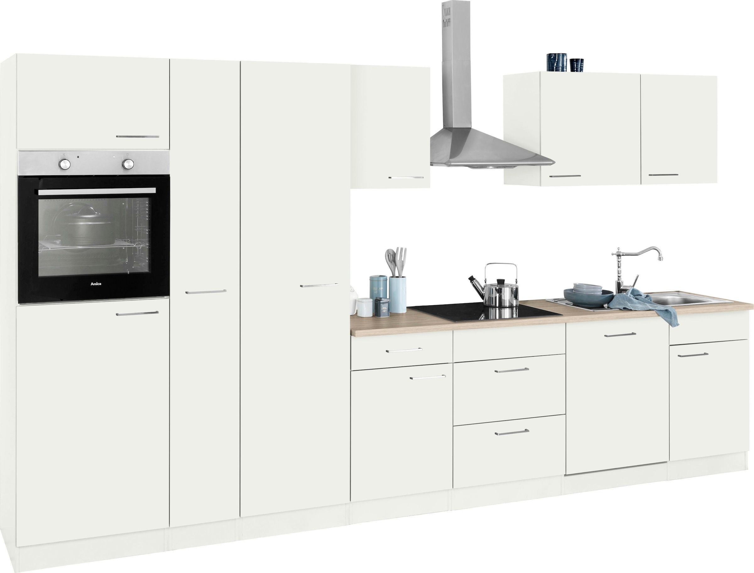 wiho Küchen Küchenzeile »Zell«, ohne E-Geräte, Breite 360 cm kaufen bei OTTO | Vorratsschränke