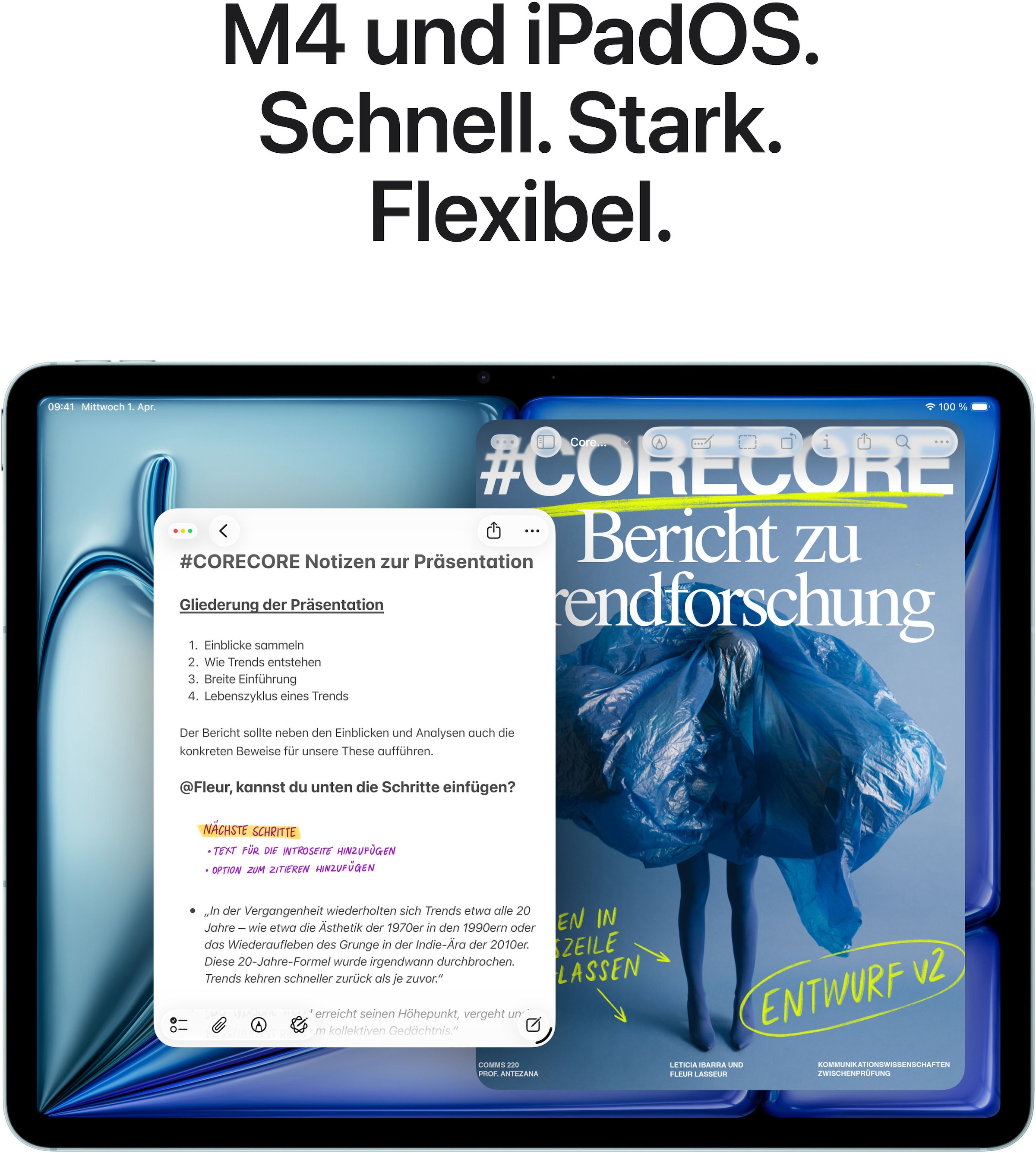 Apple Tablet »13" iPad Air Wi-Fi + Cellular« (33,02 cm / 13 ″) iPadOS 5G )