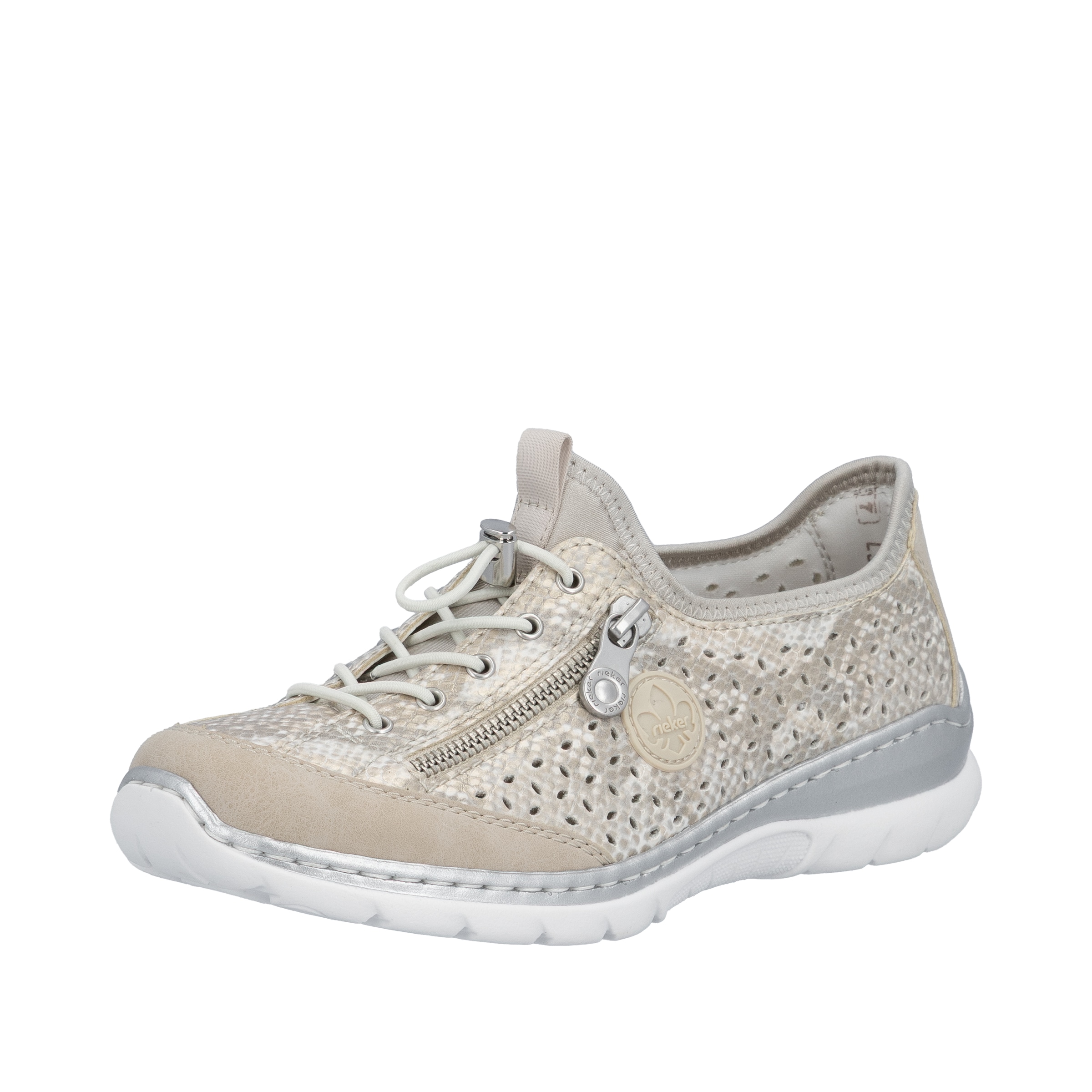 Rieker Slip-On Sneaker  Schlupfschuh, Freizeitsneaker, Halbschuh mit MemoSoft-Ausstattung