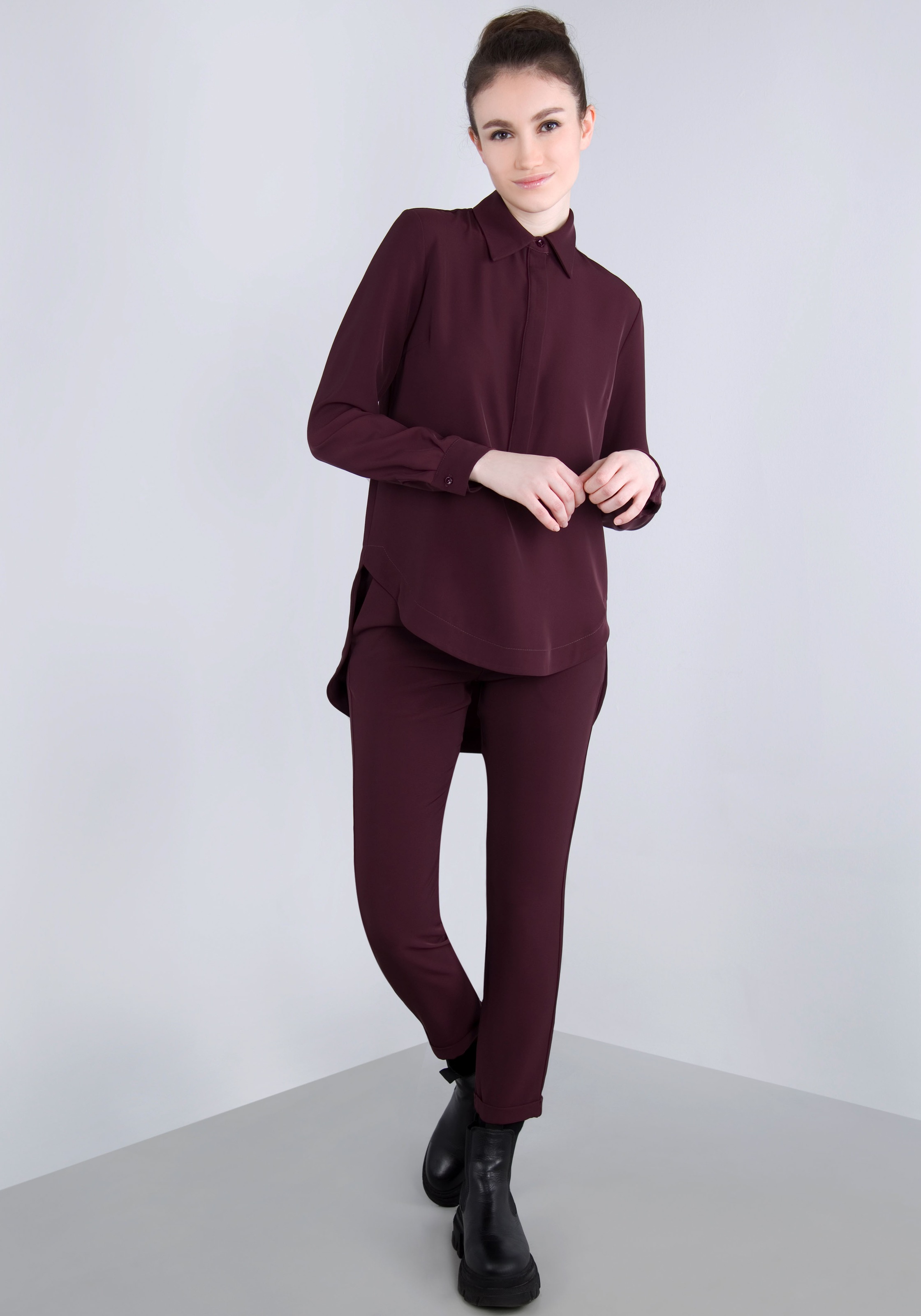 IMPERIAL Webhose, mit Stretch und Umschlagsaum