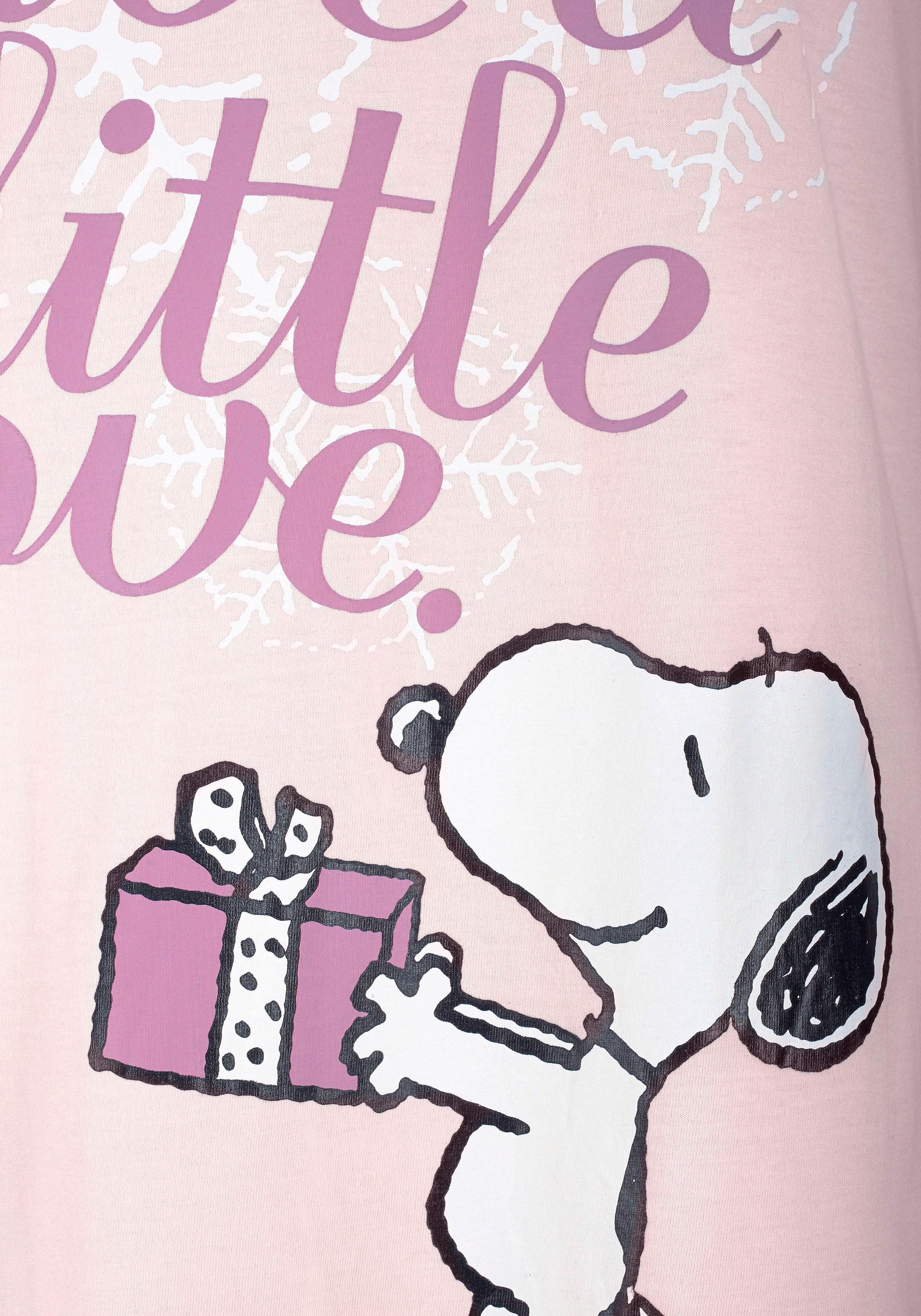 Peanuts Sleepshirt, mit Snoopy-Print in Minilänge