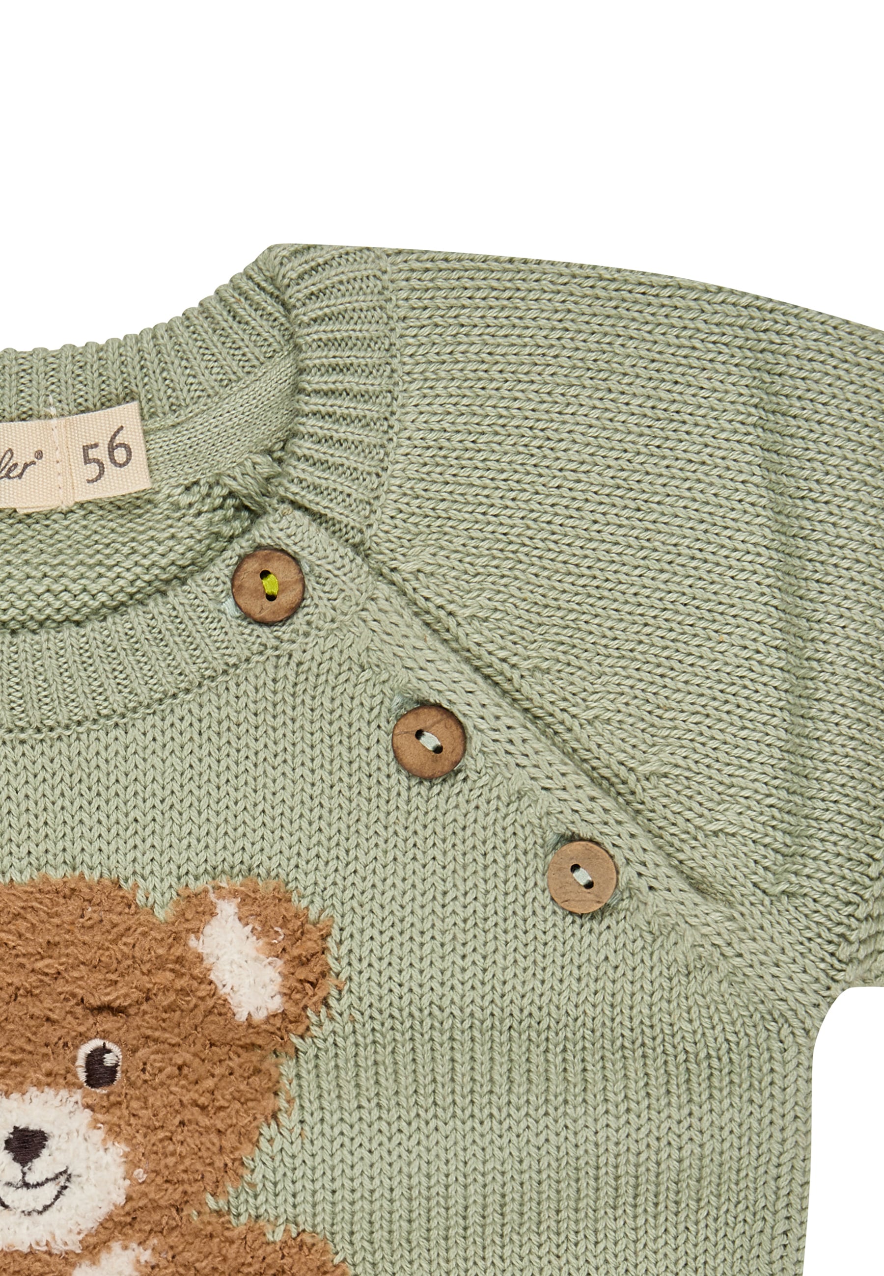 Sterntaler® Rundhalsshirt »Strickpullover Bär«