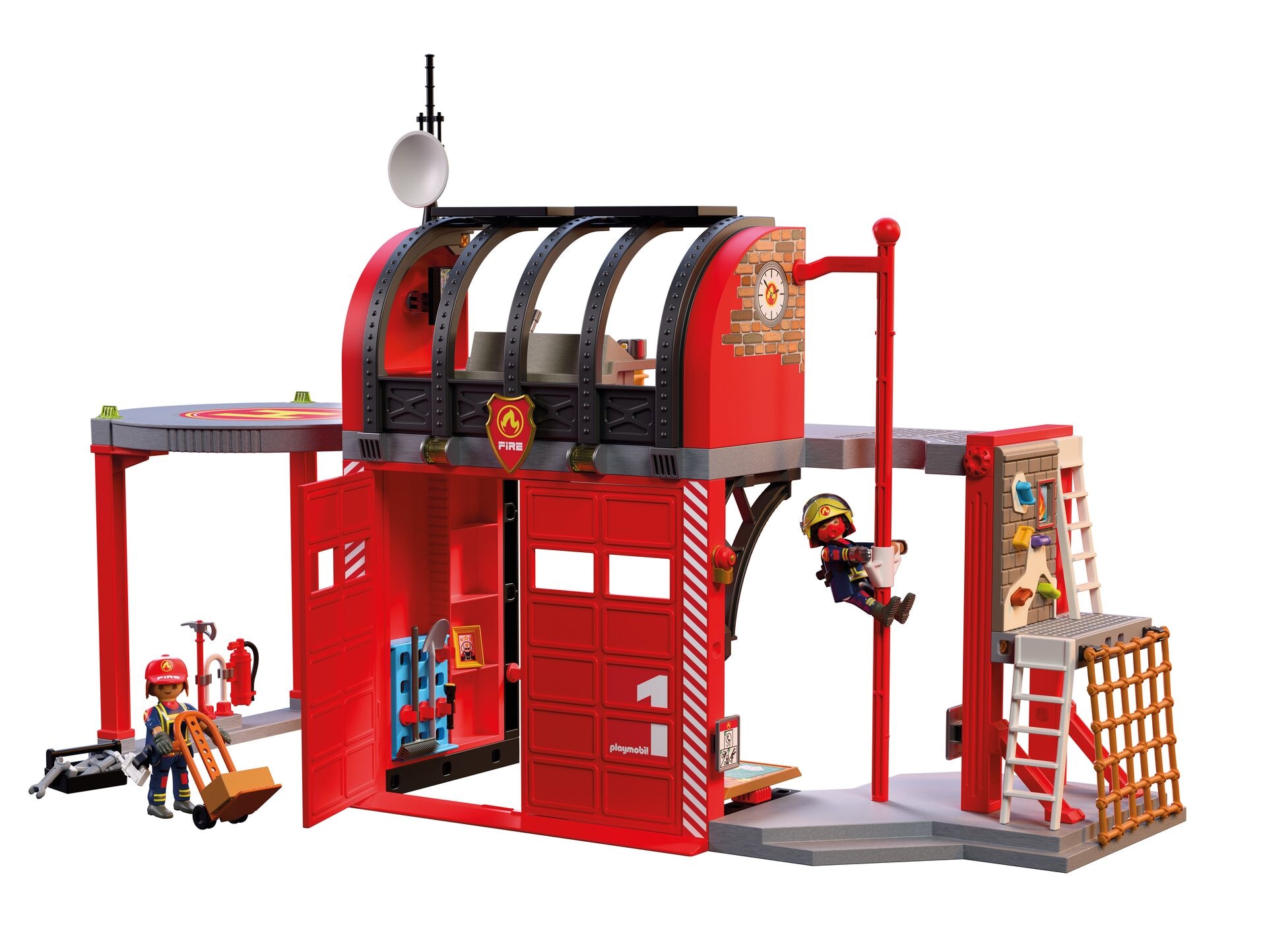 Playmobil® Konstruktions-Spielset »Große Feuerwehrstation (72191), City Action« Made in Germany