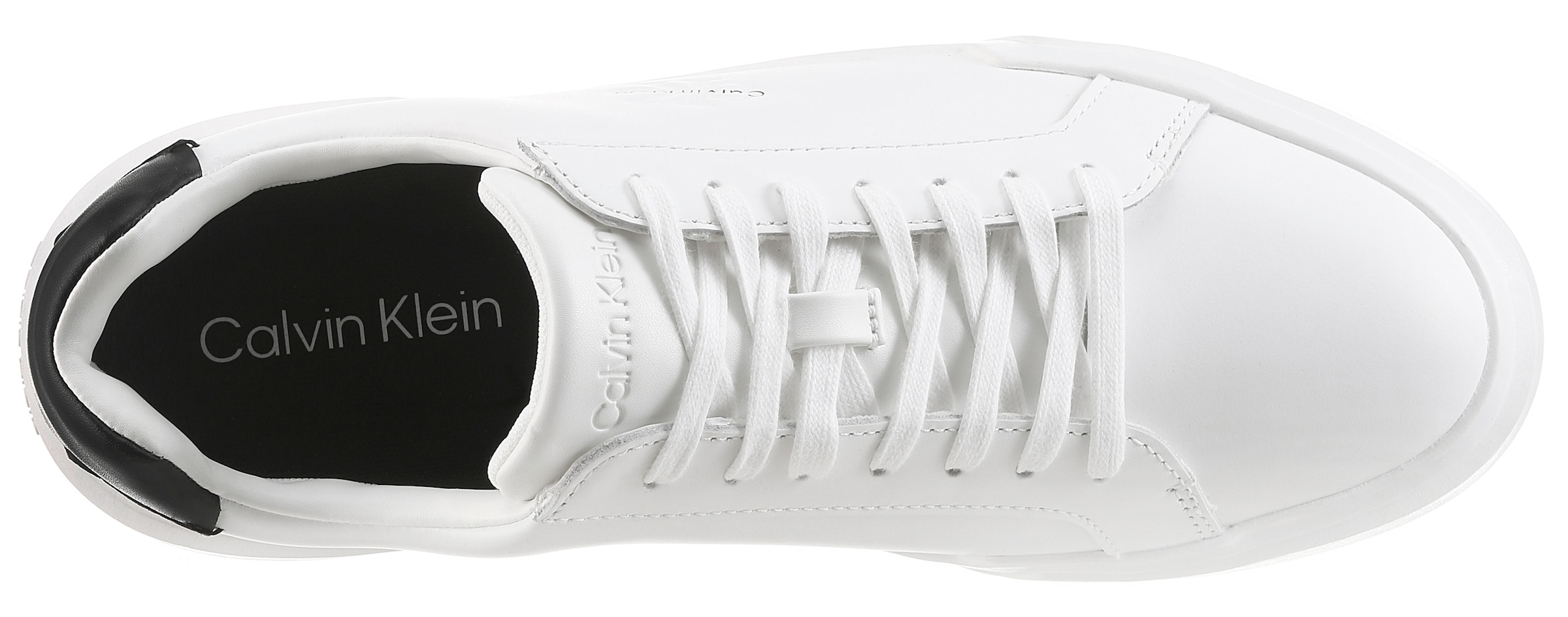 Calvin Klein Jeans Sneaker »CHUNKY CUPSOLE LACEUP LTH«  Freizeitschuh, Halbschuh, Schnürer mit CK-Logoprägung