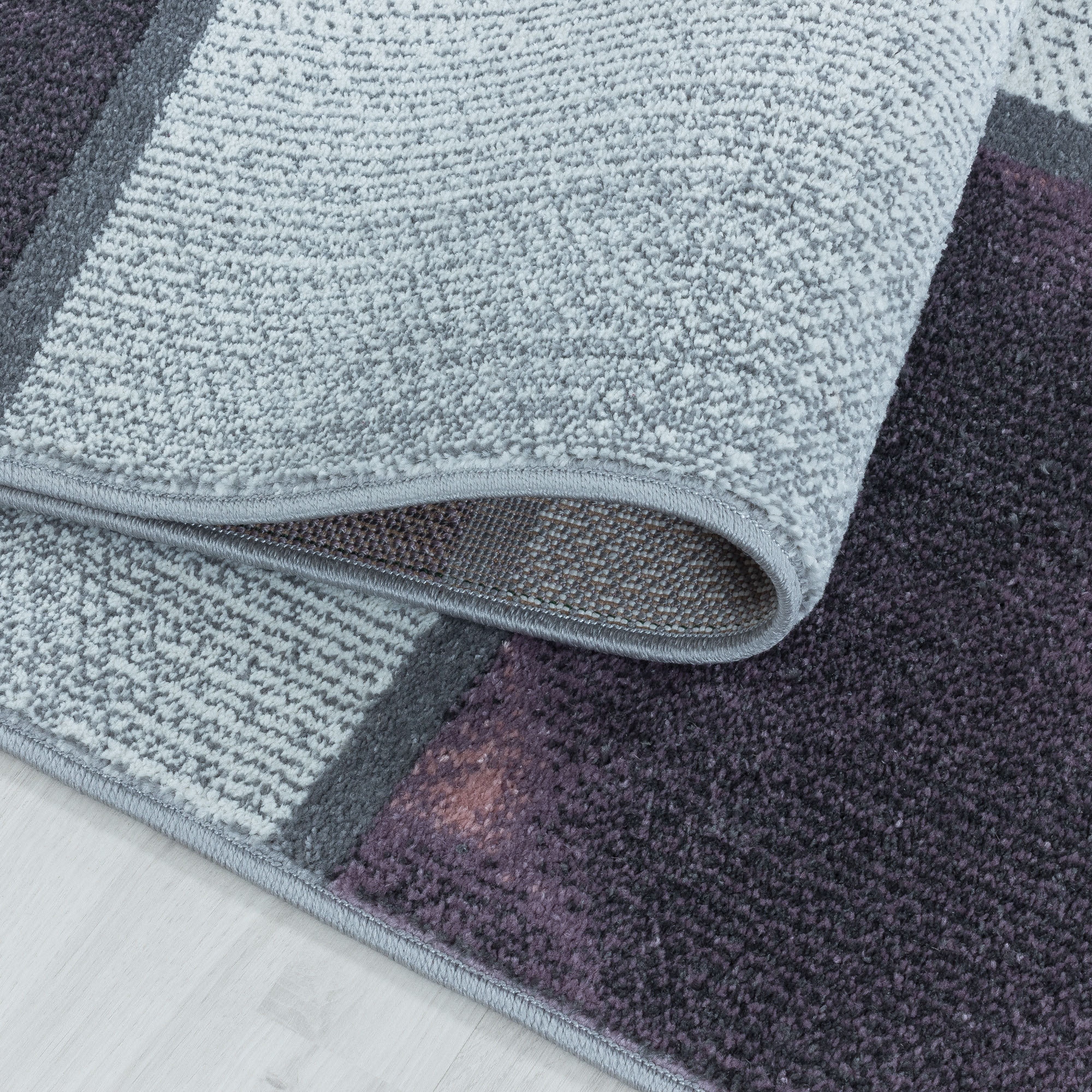 Ayyildiz Teppiche Teppich »OTTAWA 4201«, rechteckig, 8 mm Höhe, Karo Muster, Kurzflor, Wohnzimmer