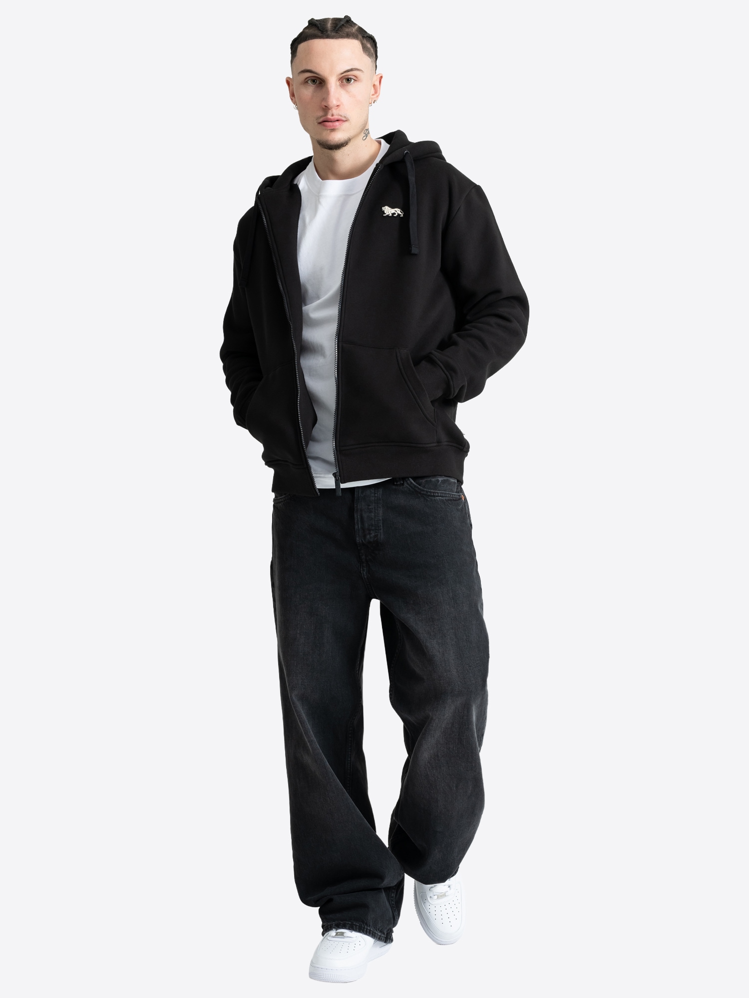 Lonsdale Kapuzensweatjacke »GLAPTHORN« mit Kapuze, sportlicher Stil, aus Baumwolle und Polyester