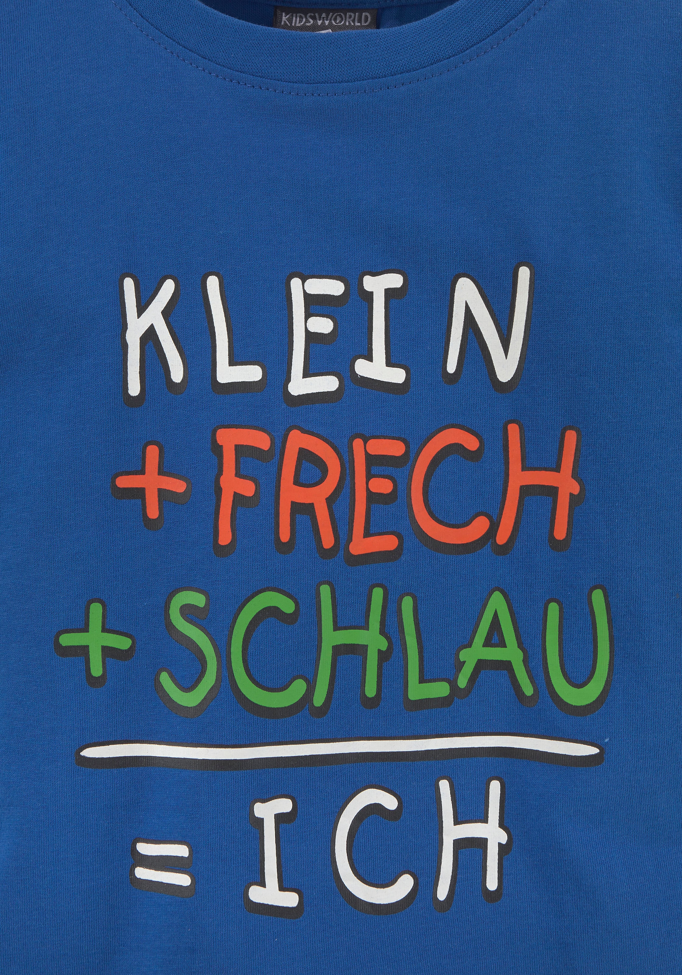 Shop KIDSWORLD Online »KLEIN+FRECH+SCHLAU...« T-Shirt im OTTO