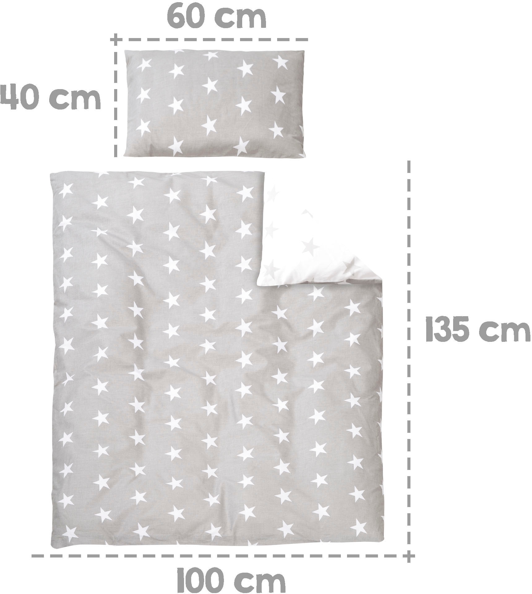 roba® Komplettbett »Little Stars, 70x140 cm«, (6 tlg.), Matratze, Kinderbettgarnitur und Himmel, zum Juniorbett umbaubar