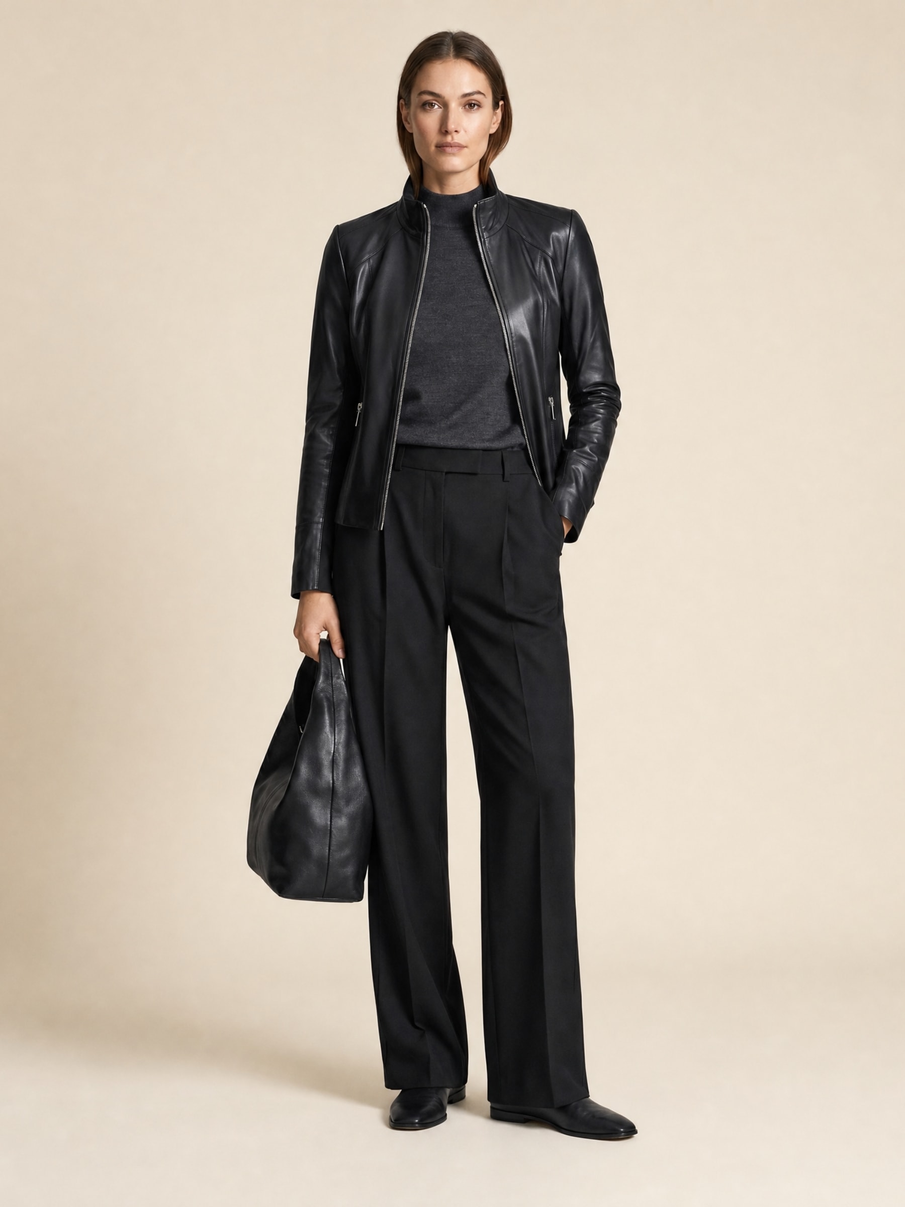 RICANO Lederjacke »Lederjacke Lea« Handgefertigt aus echtem Leder