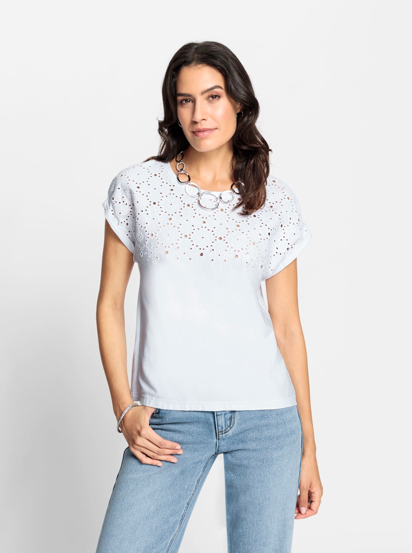 Inspirationen Rundhalsshirt »Shirt«, (1 tlg.)